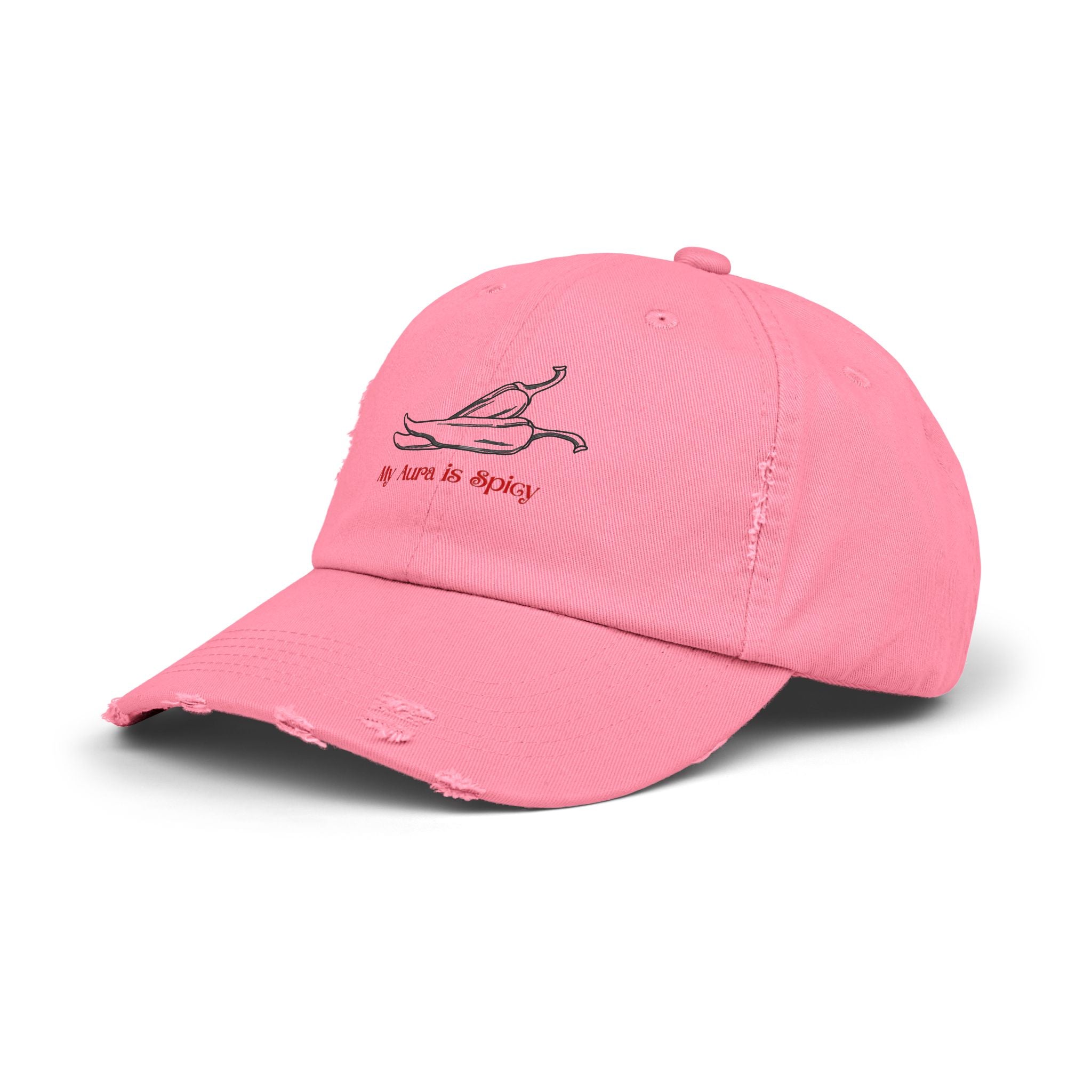My Aura is Spicy Distressed Baseball Cap