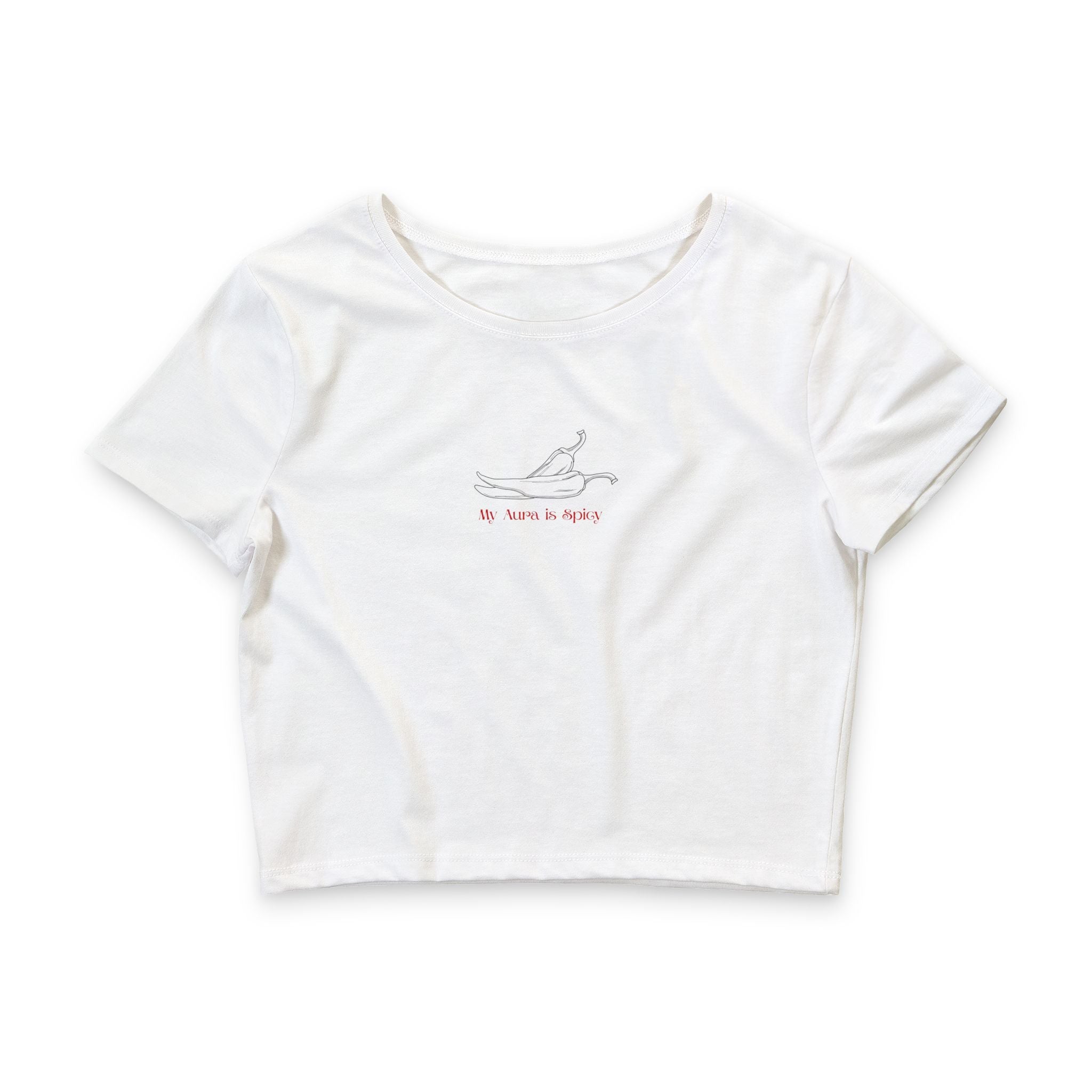 My Aura is Spicy Crop Tee