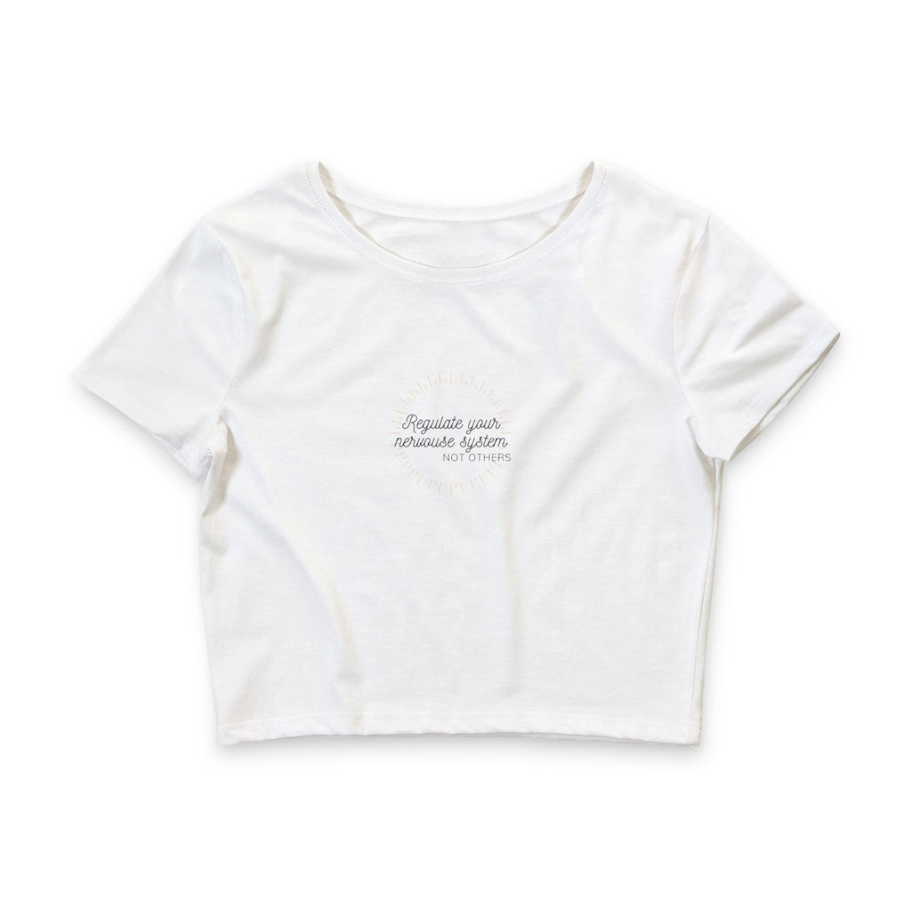 Regulate Your Nervous System Crop Tee