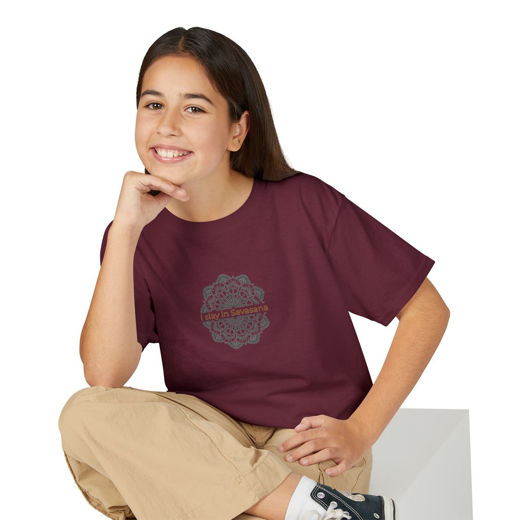 I Slay In Savasana Youth T-Shirt