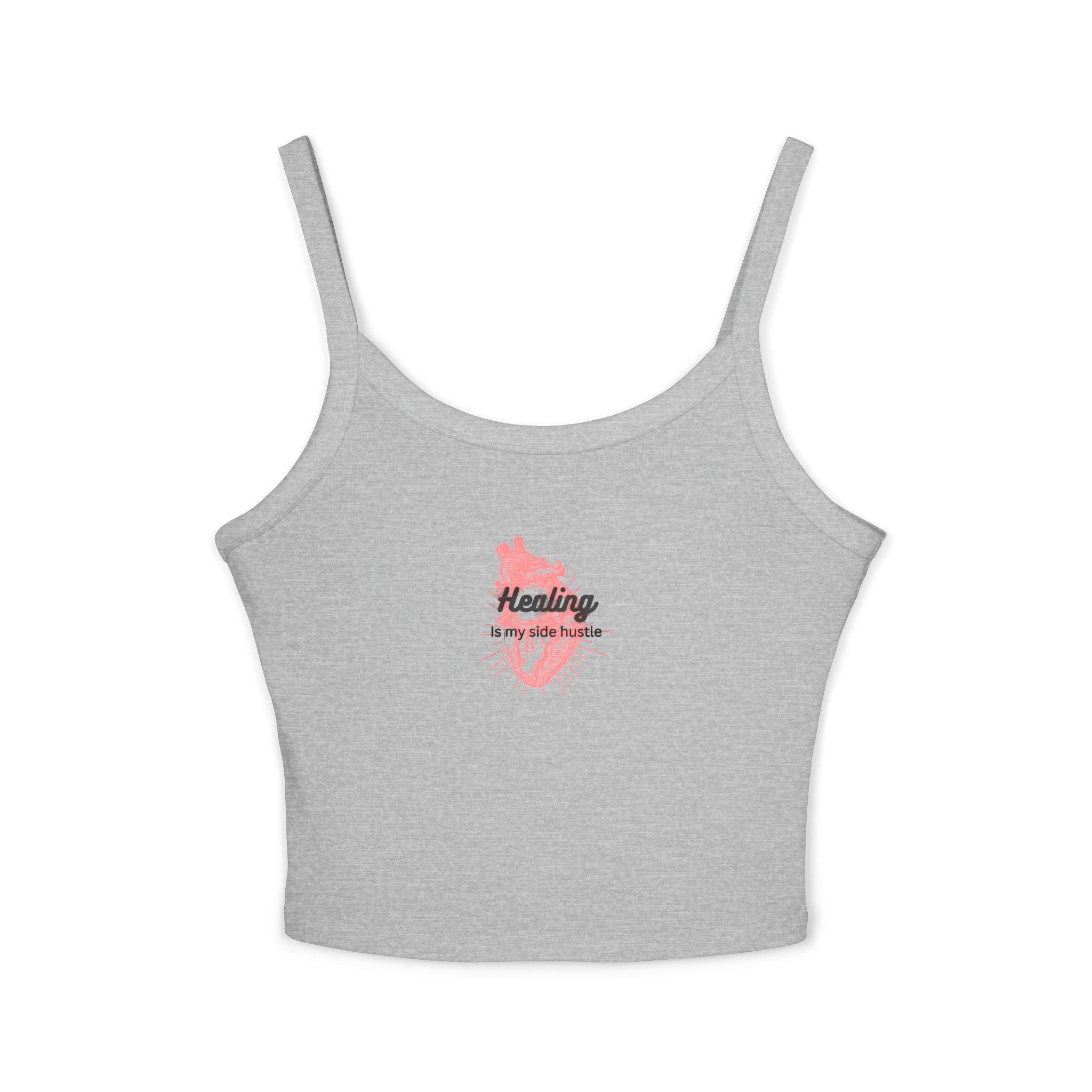 Healing is My Side Hustle Spaghetti Tank Top