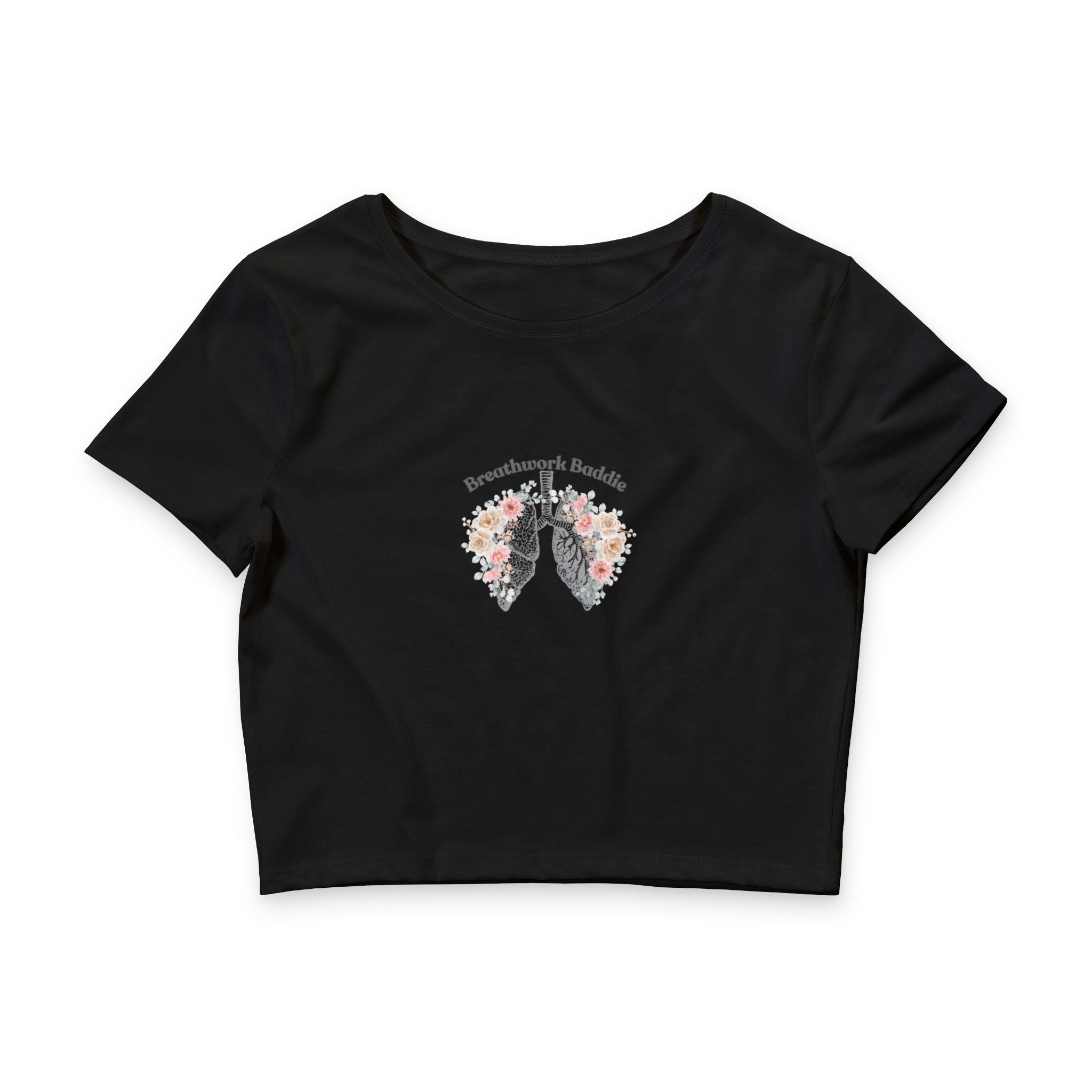 Breathwork Baddie Crop Tee
