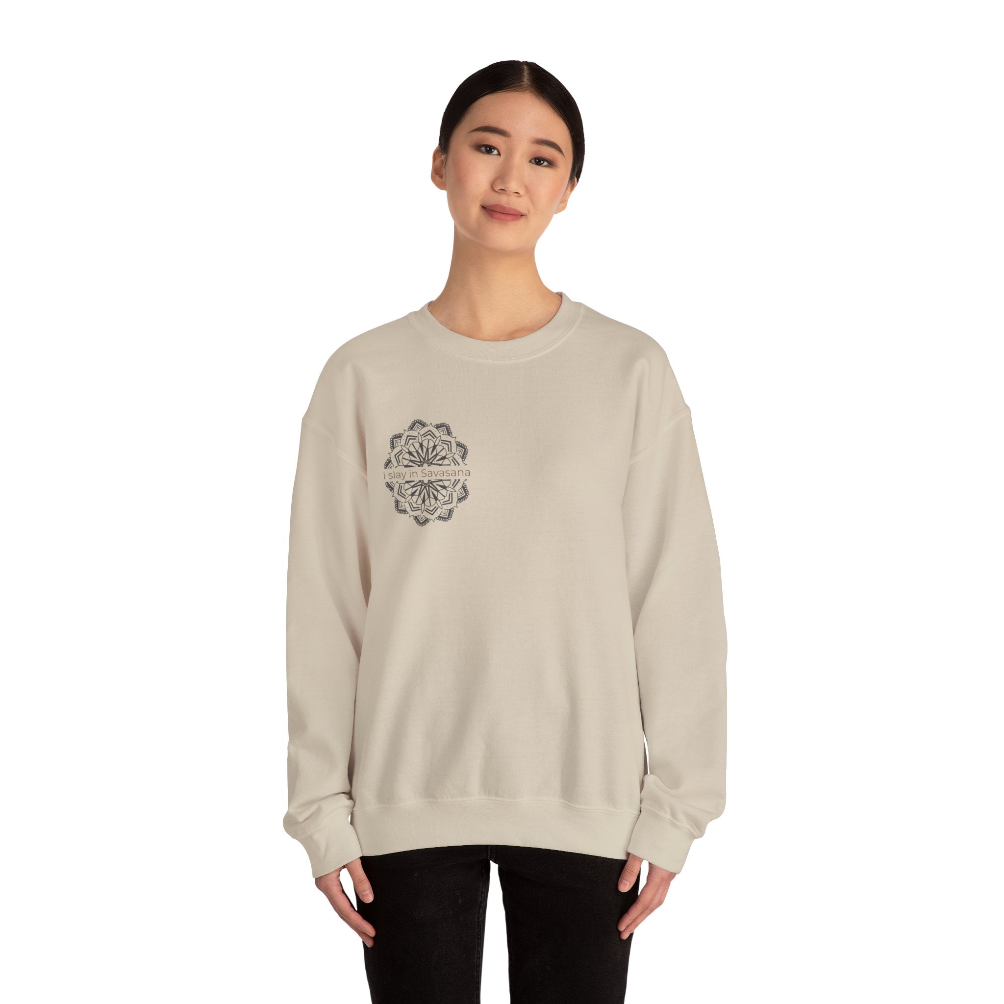 "I Slay in Savasana" Lifestyle Sweatshirt