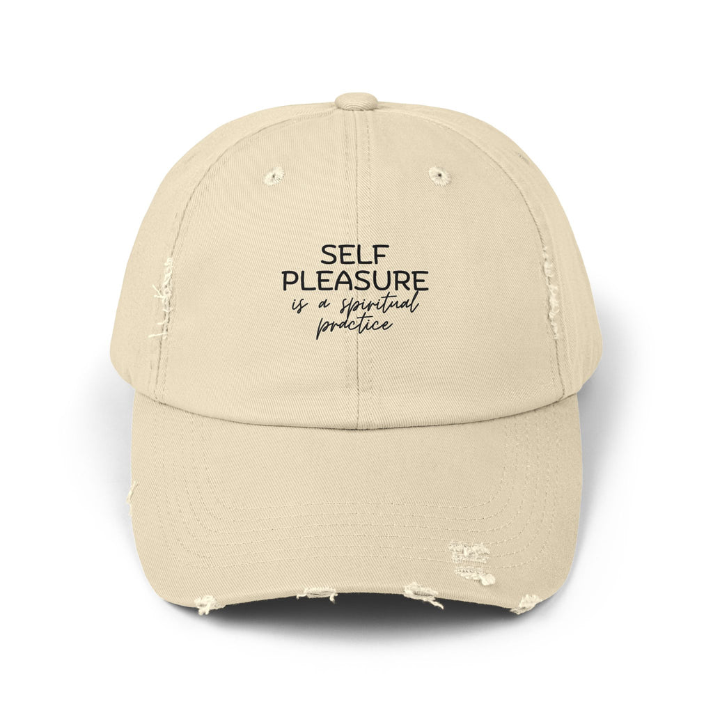 Self Care Distressed Baseball Cap