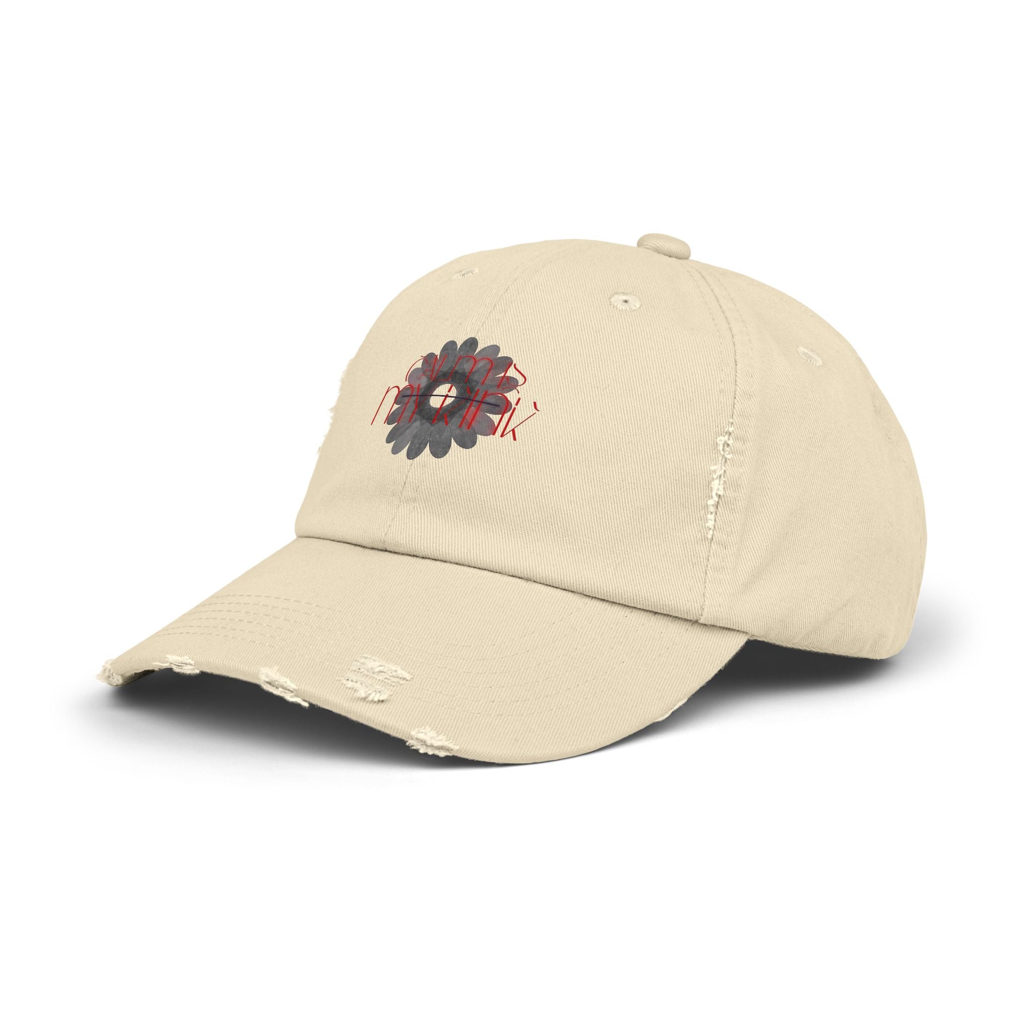 Calm is Distressed Daisy Cap