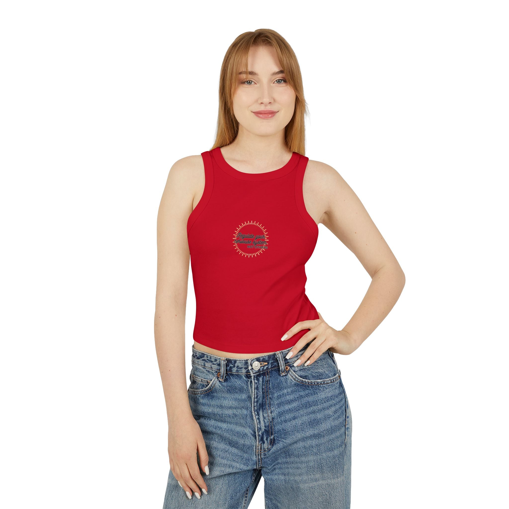 Regulate Your Nervous System Women’s Racer Tank Top