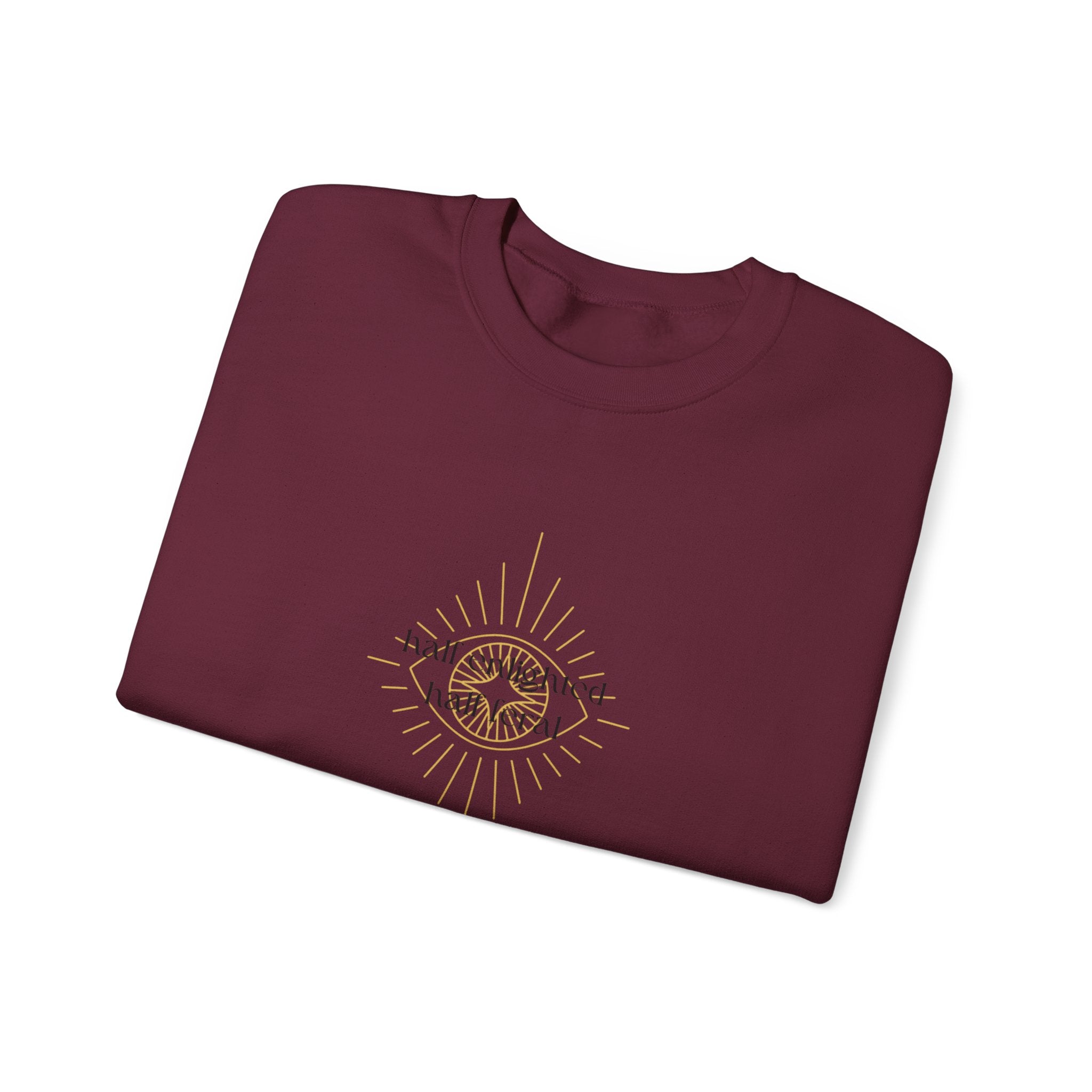 "Half Enlightened, Half Feral" Crewneck Sweatshirt