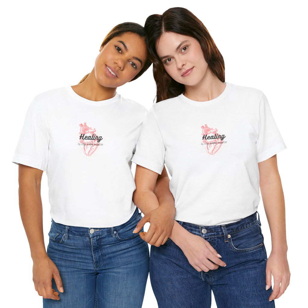 Healing is My Side Hustle Jersey Tee