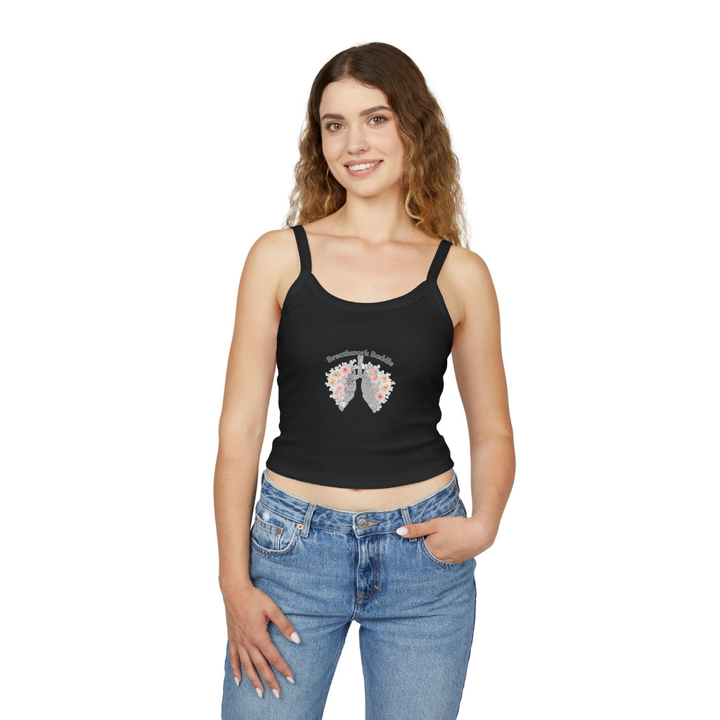 "Breathwork Baddie" Crop Tank