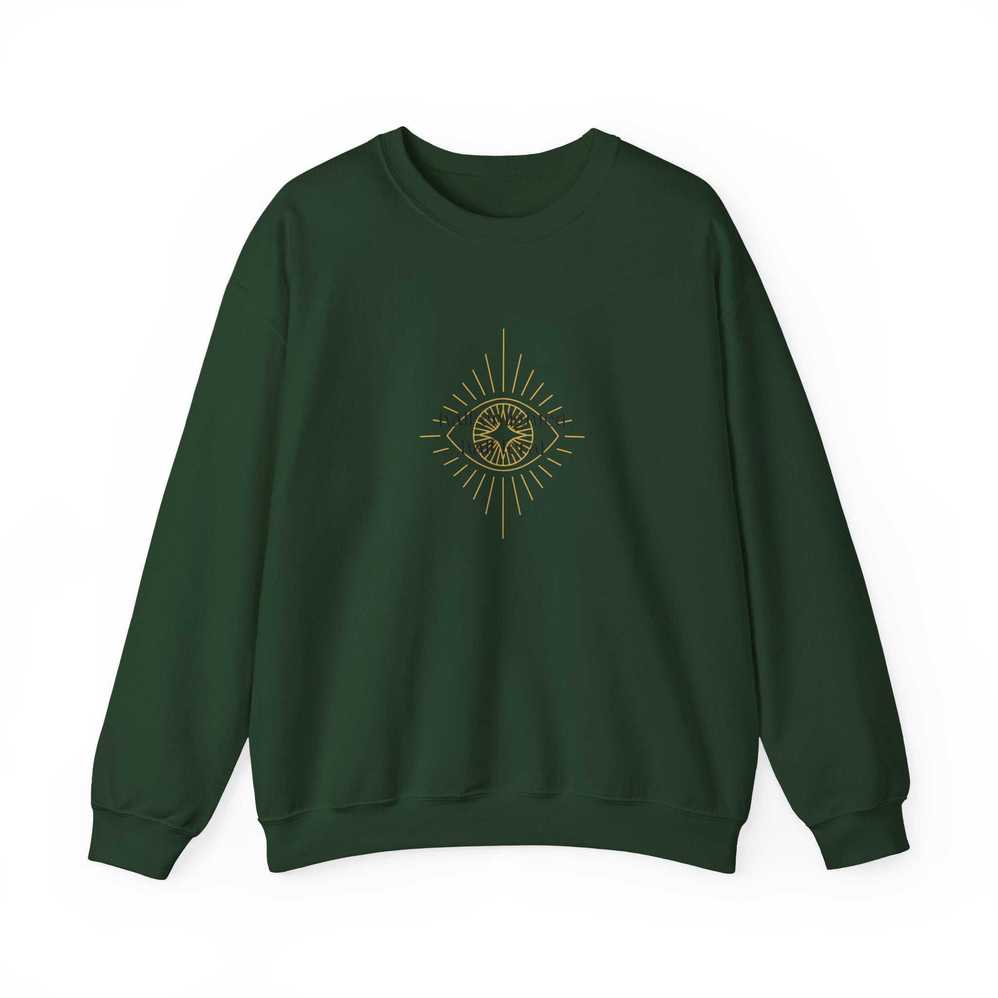 "Half Enlightened, Half Feral" Crewneck Sweatshirt