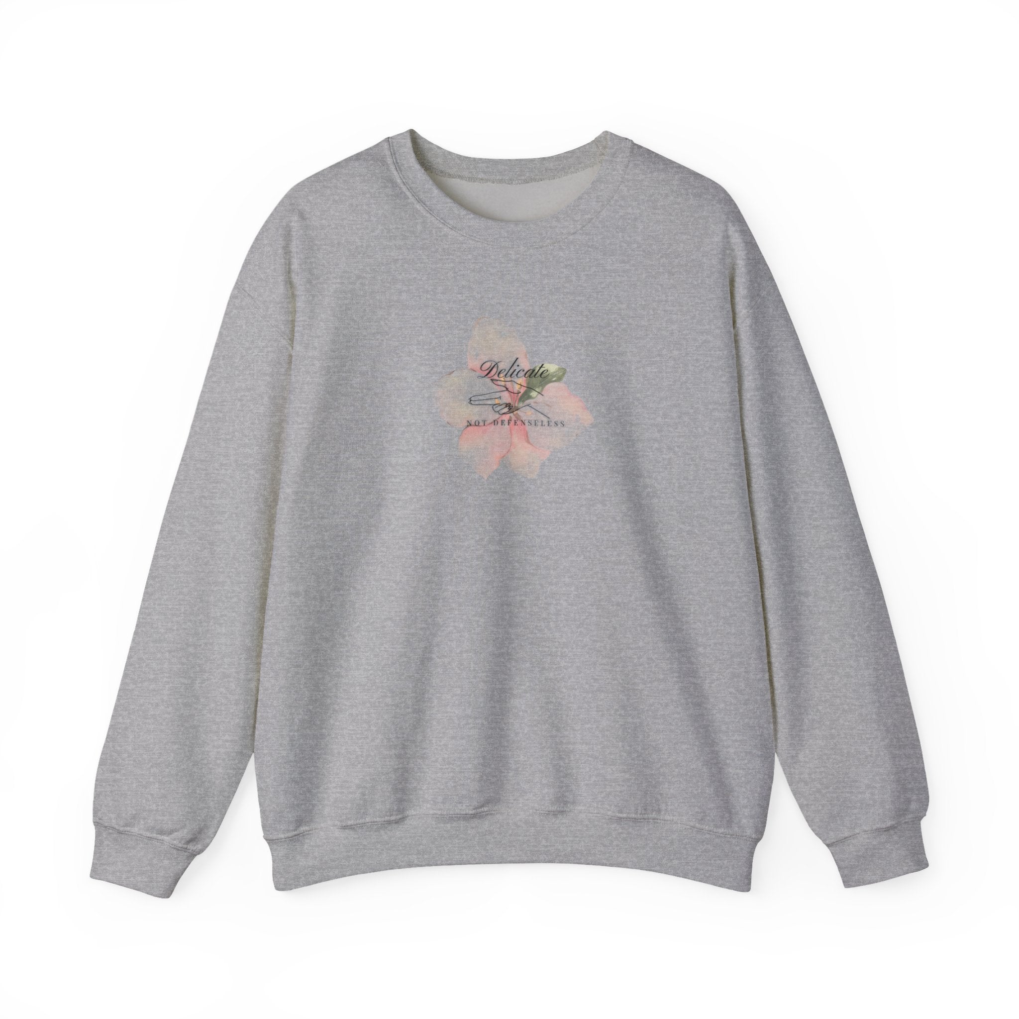 Delicate not Defenseless Crewneck Sweatshirt