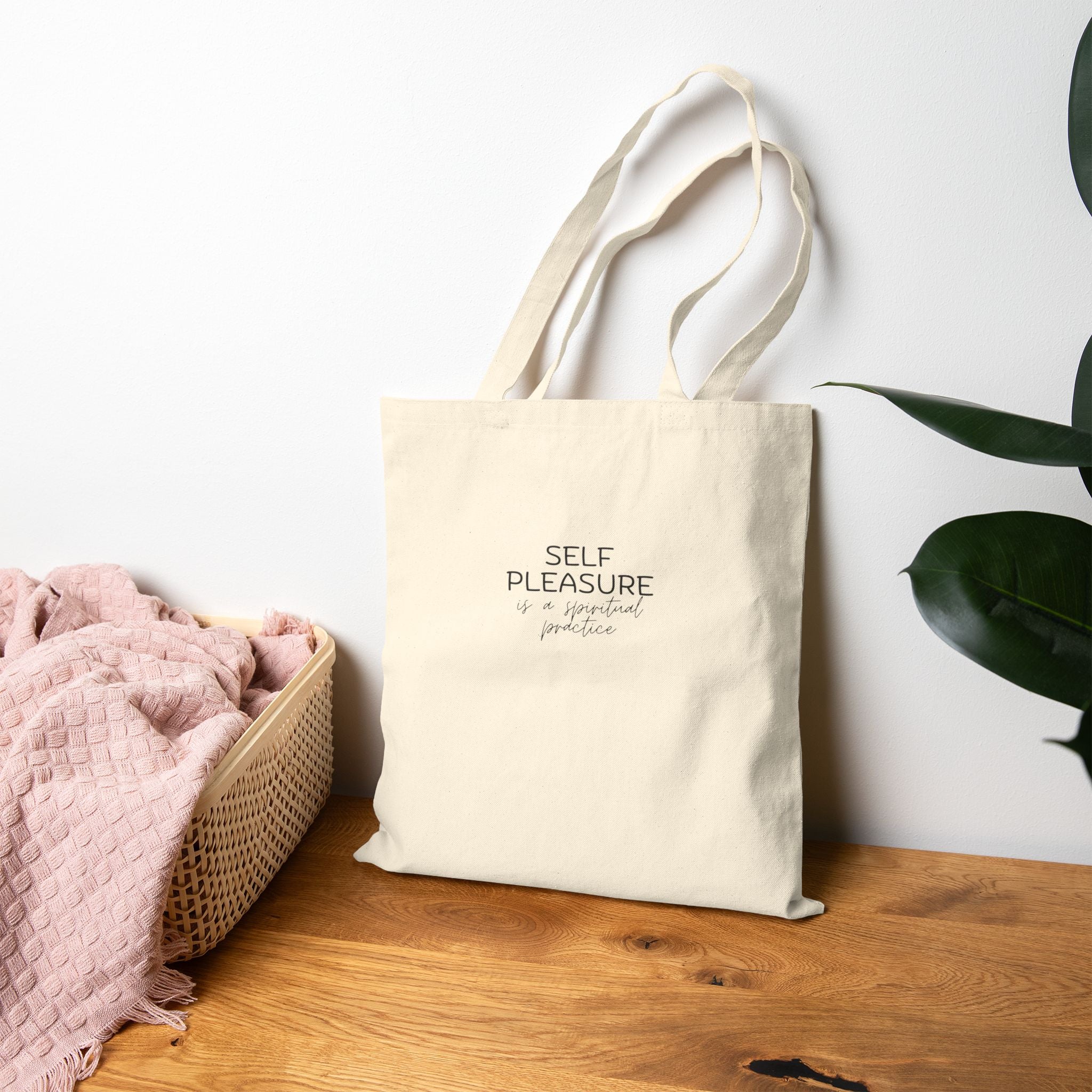 "Self Pleasure" Canvas Tote Bag
