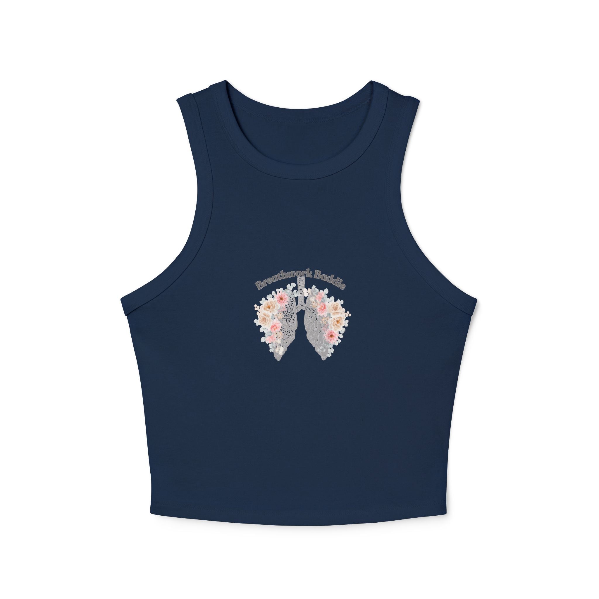 Breathwork Baddie Ribbed Racer Tank