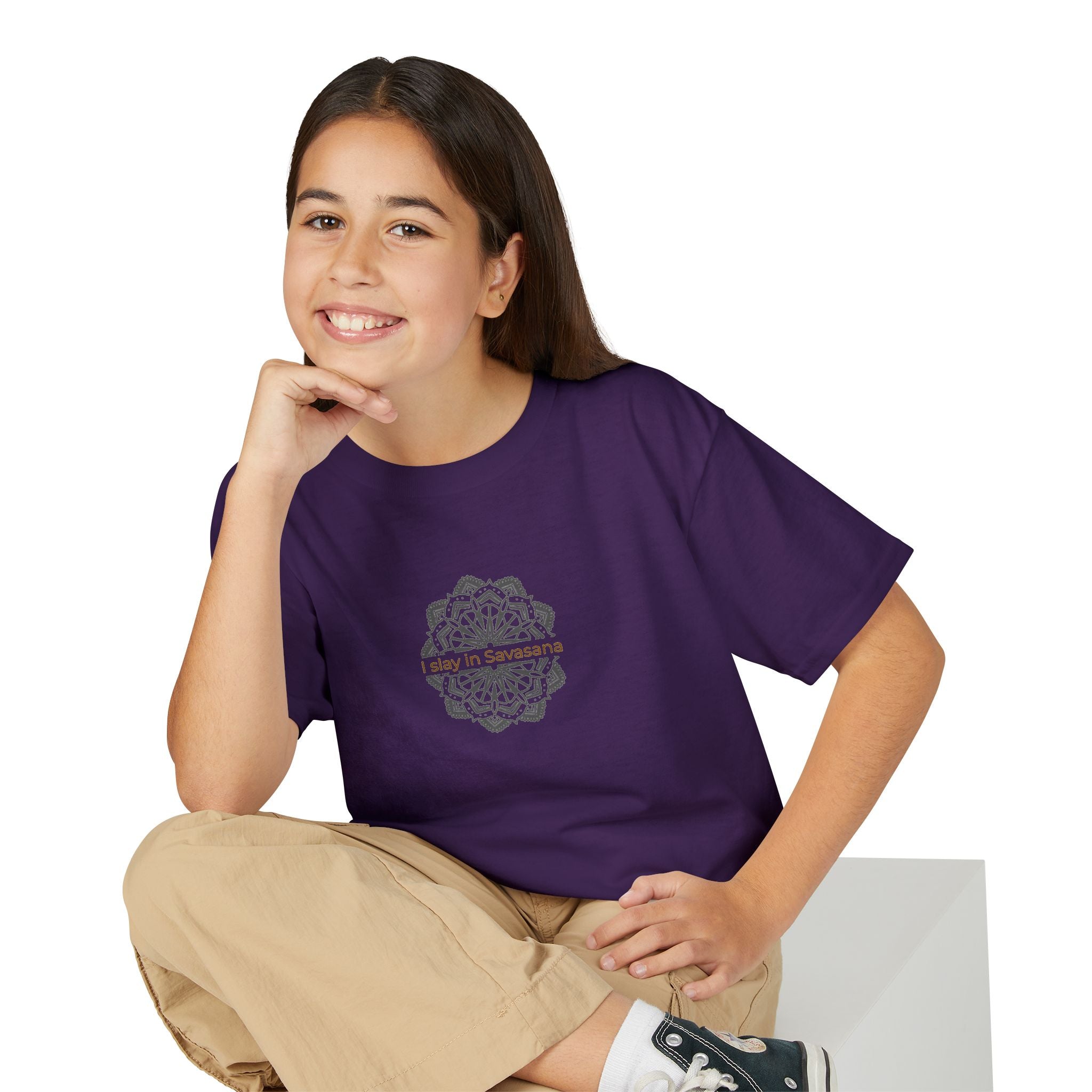 I Slay In Savasana Youth T-Shirt