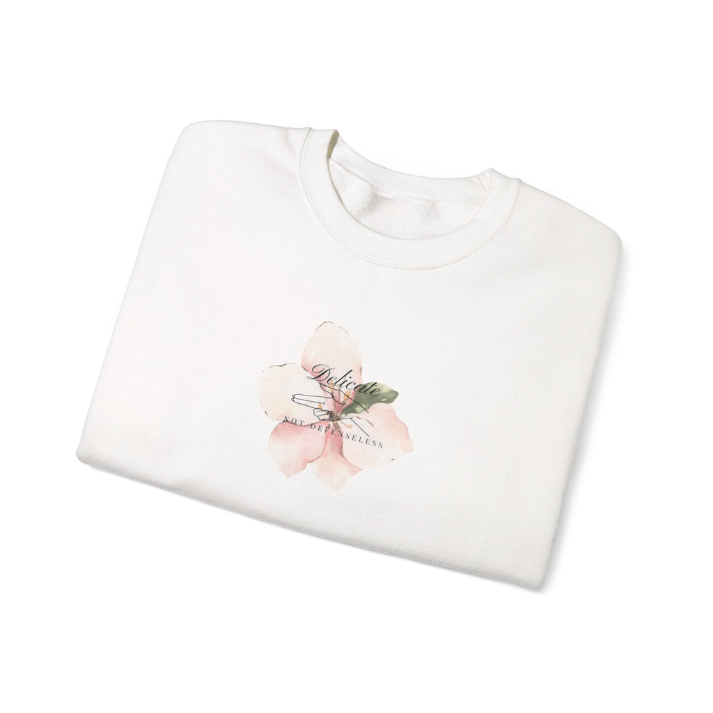 Delicate not Defenseless Crewneck Sweatshirt