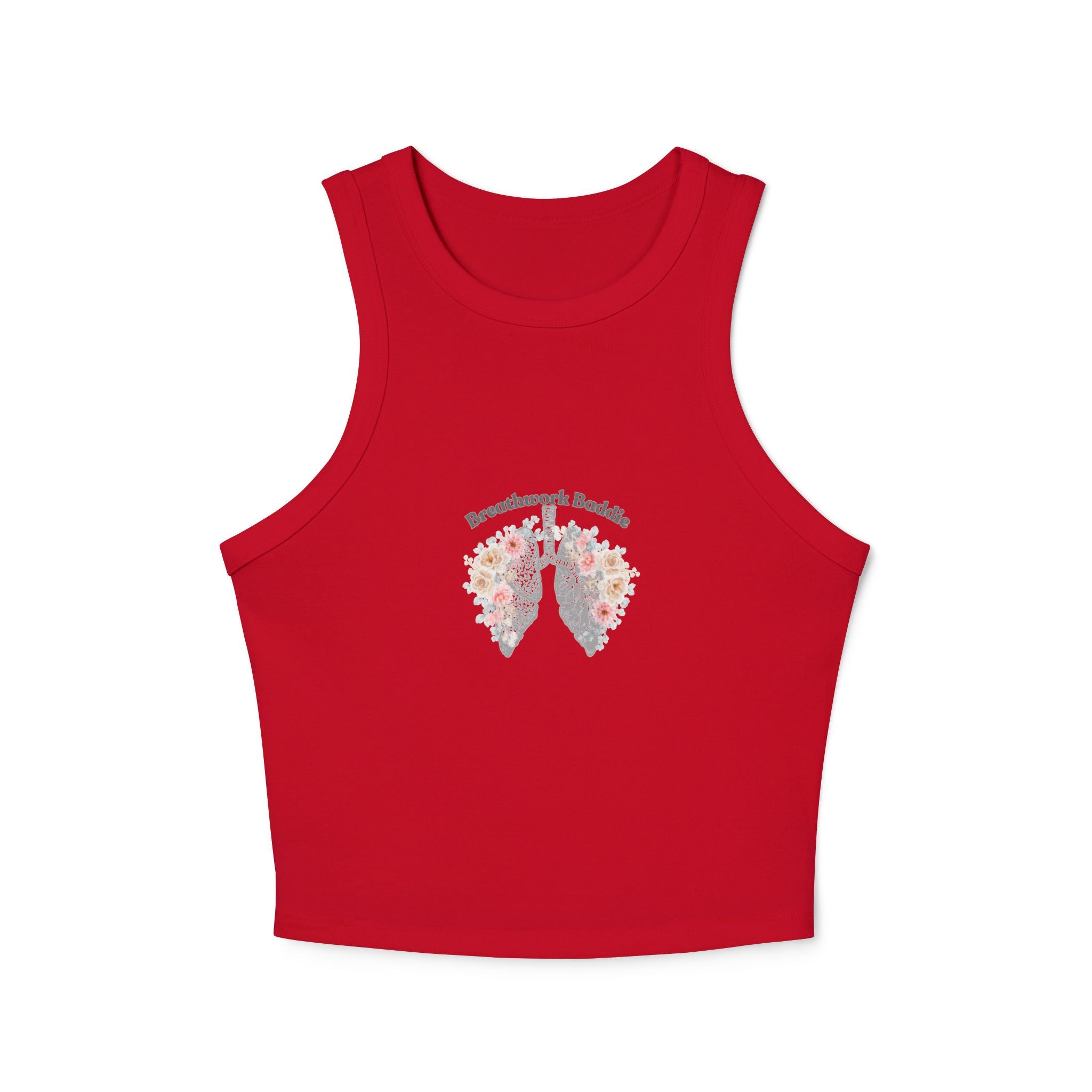 Breathwork Baddie Ribbed Racer Tank