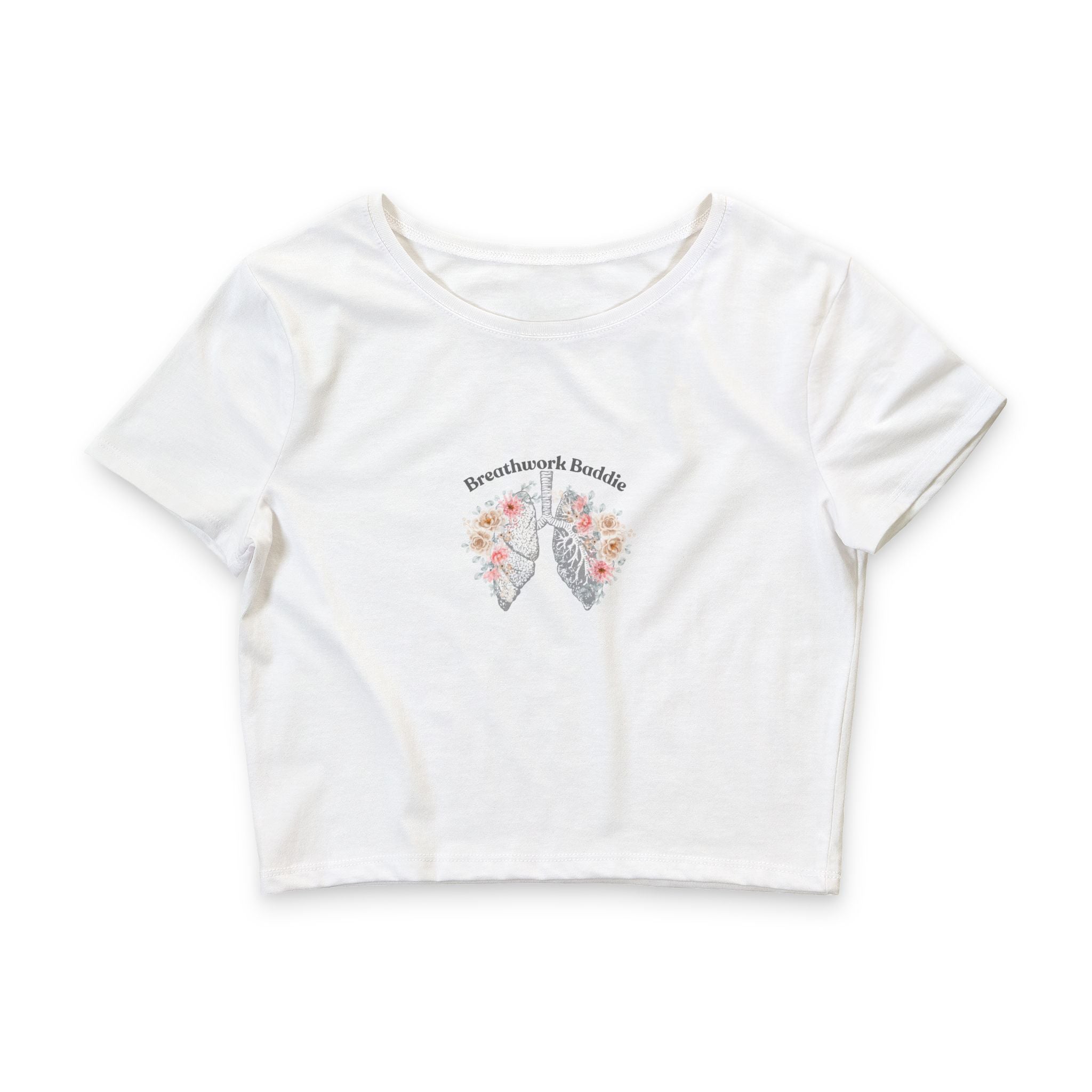 Breathwork Baddie Crop Tee
