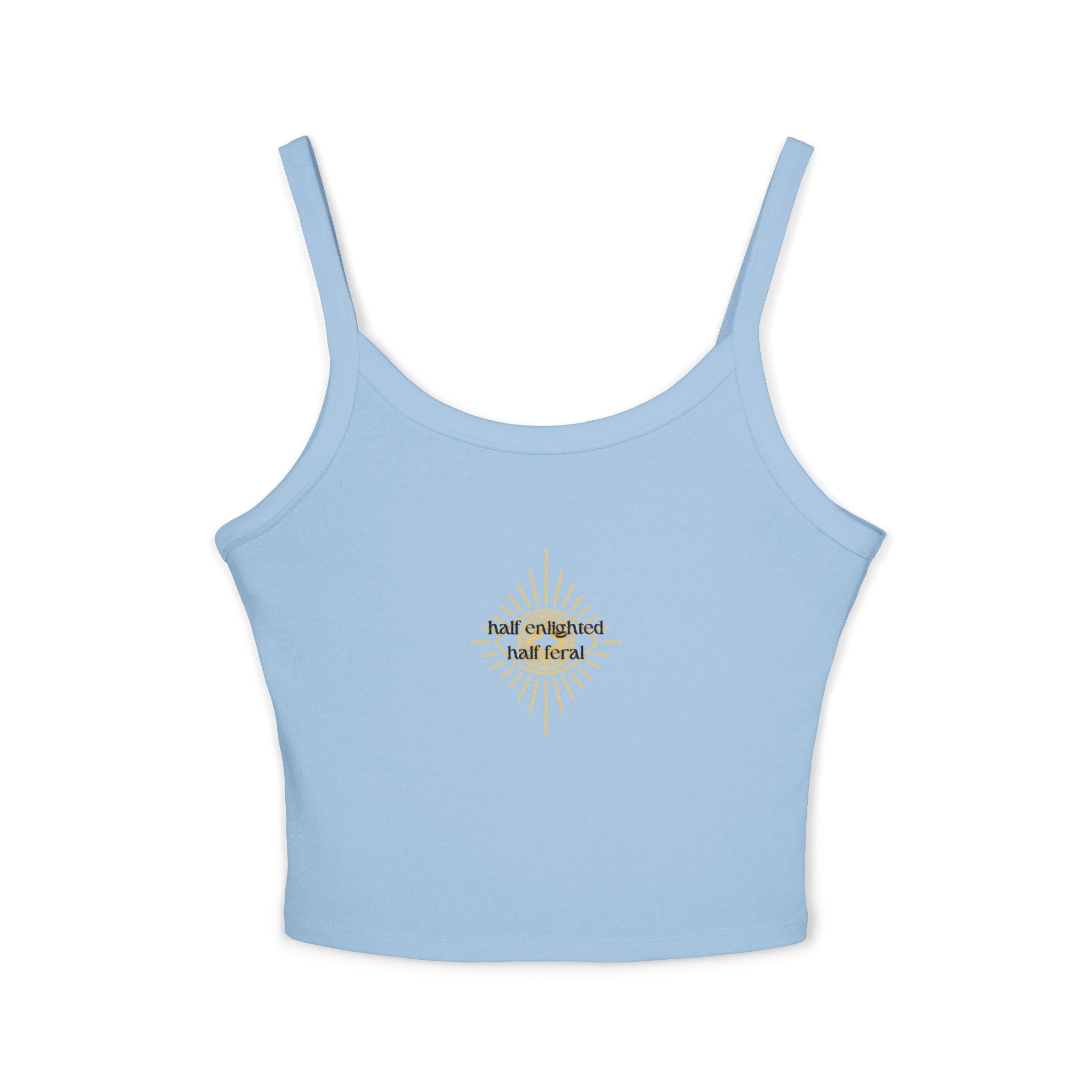 Half Enlightened Spaghetti Tank Top