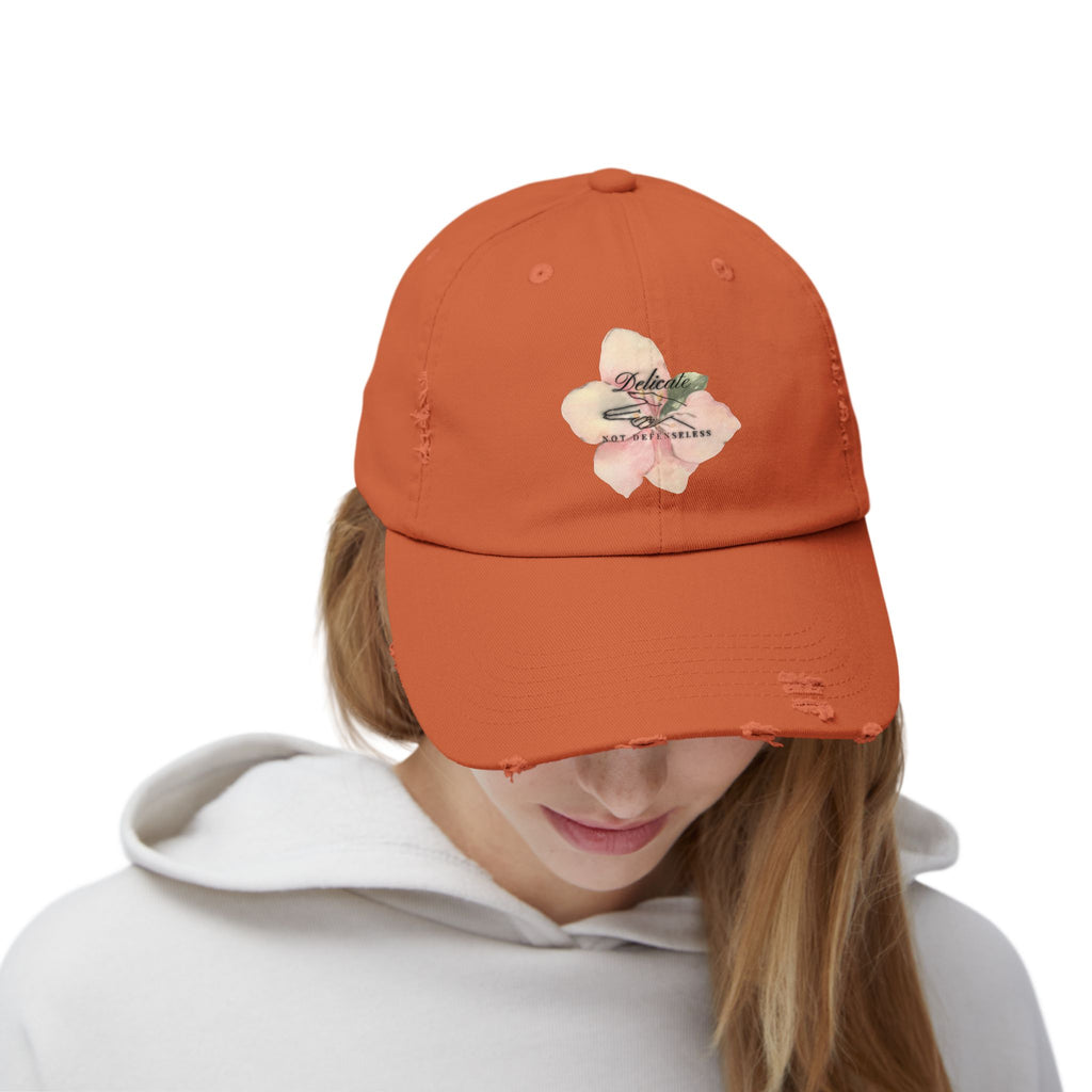 Delicate Distressed Dad Hat
