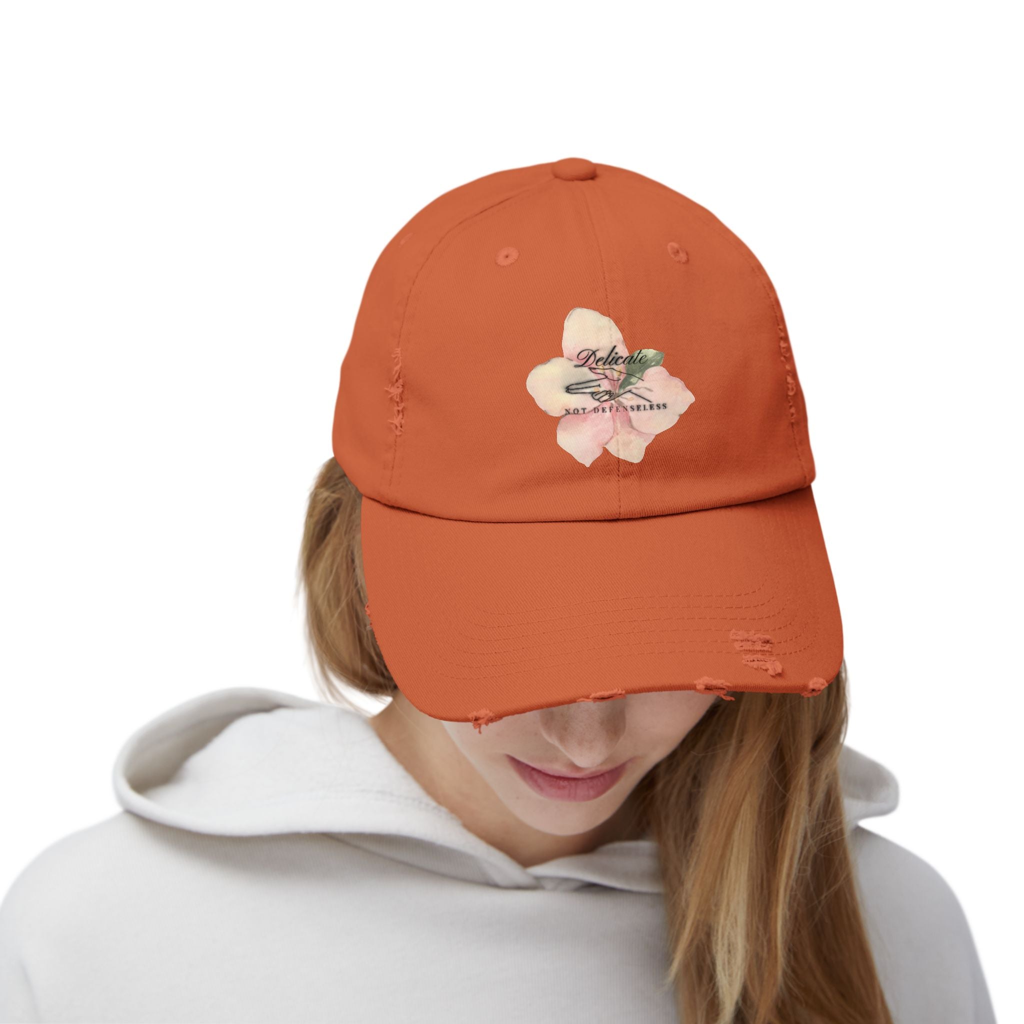 Delicate Distressed Dad Hat