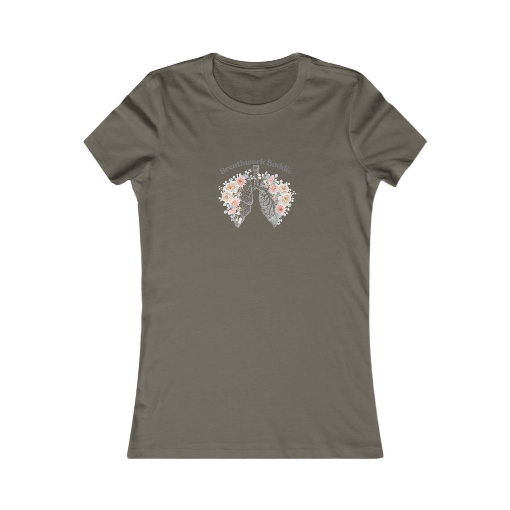 "Breathwork Baddie" Women's Favorite Tee