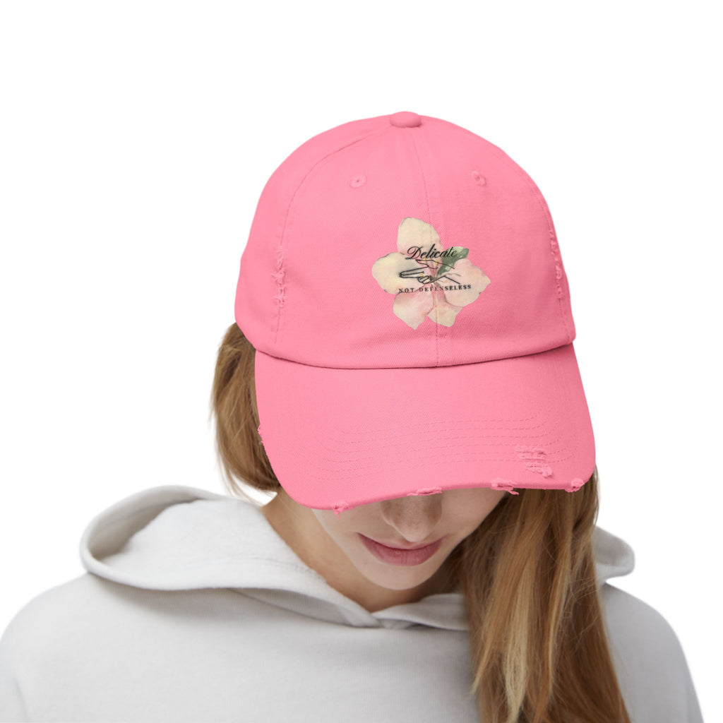Delicate Distressed Dad Hat