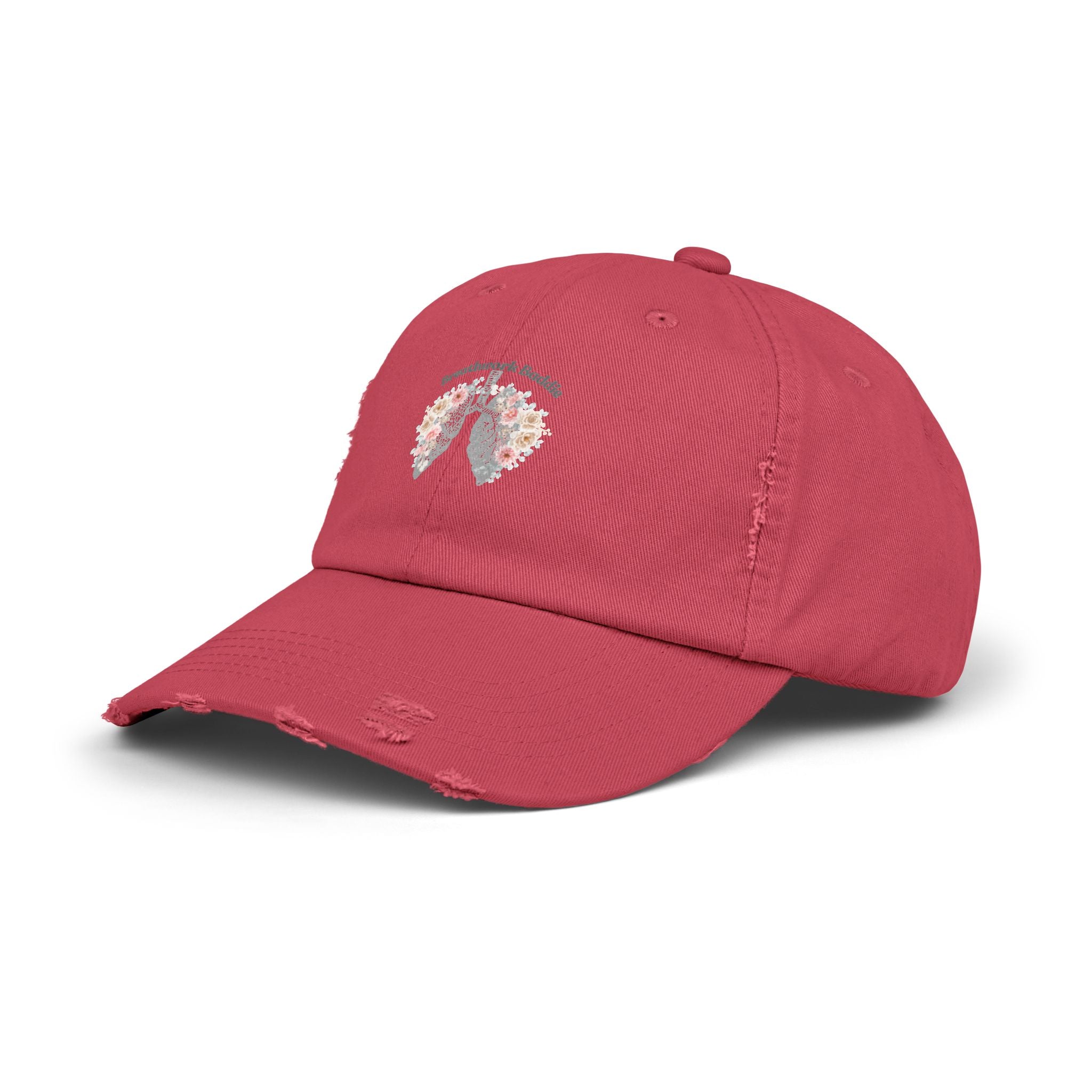 Breathwork Baddie Distressed Cap