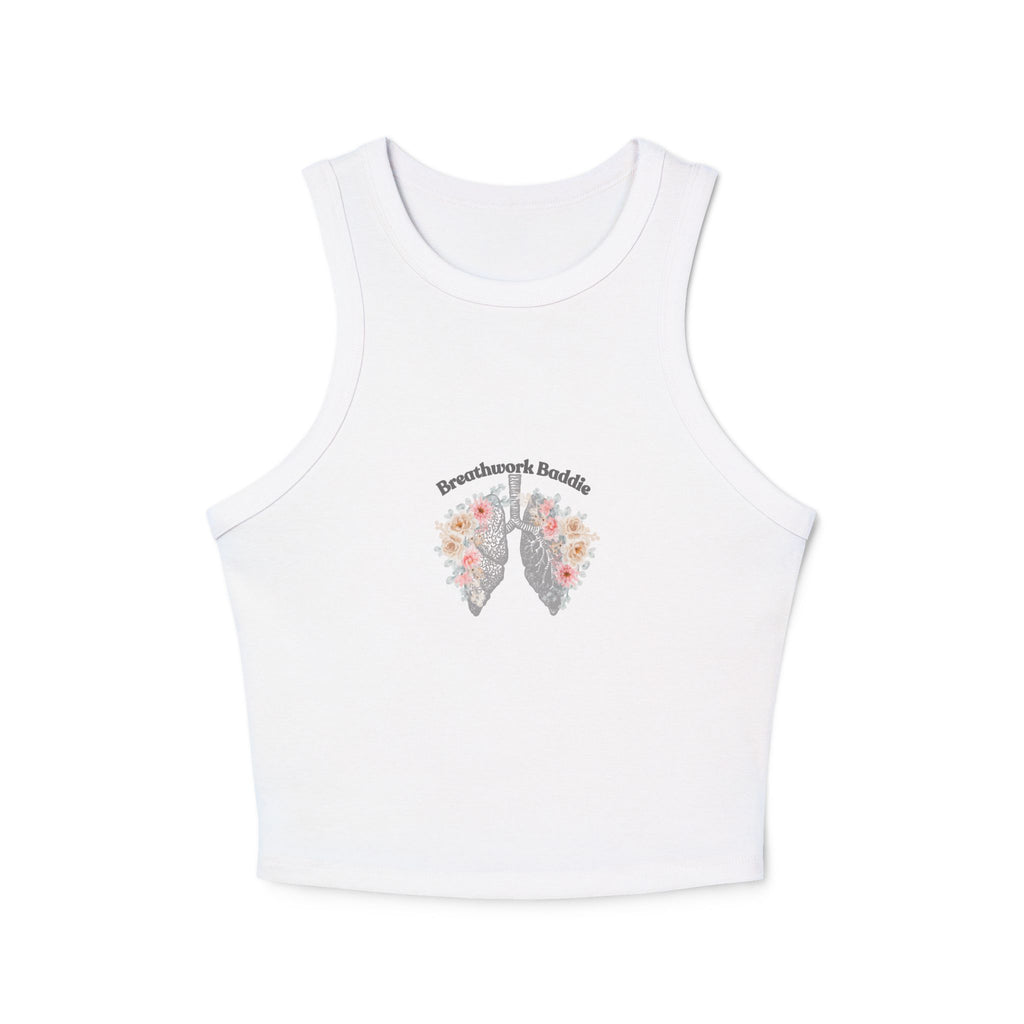 Breathwork Baddie Ribbed Racer Tank