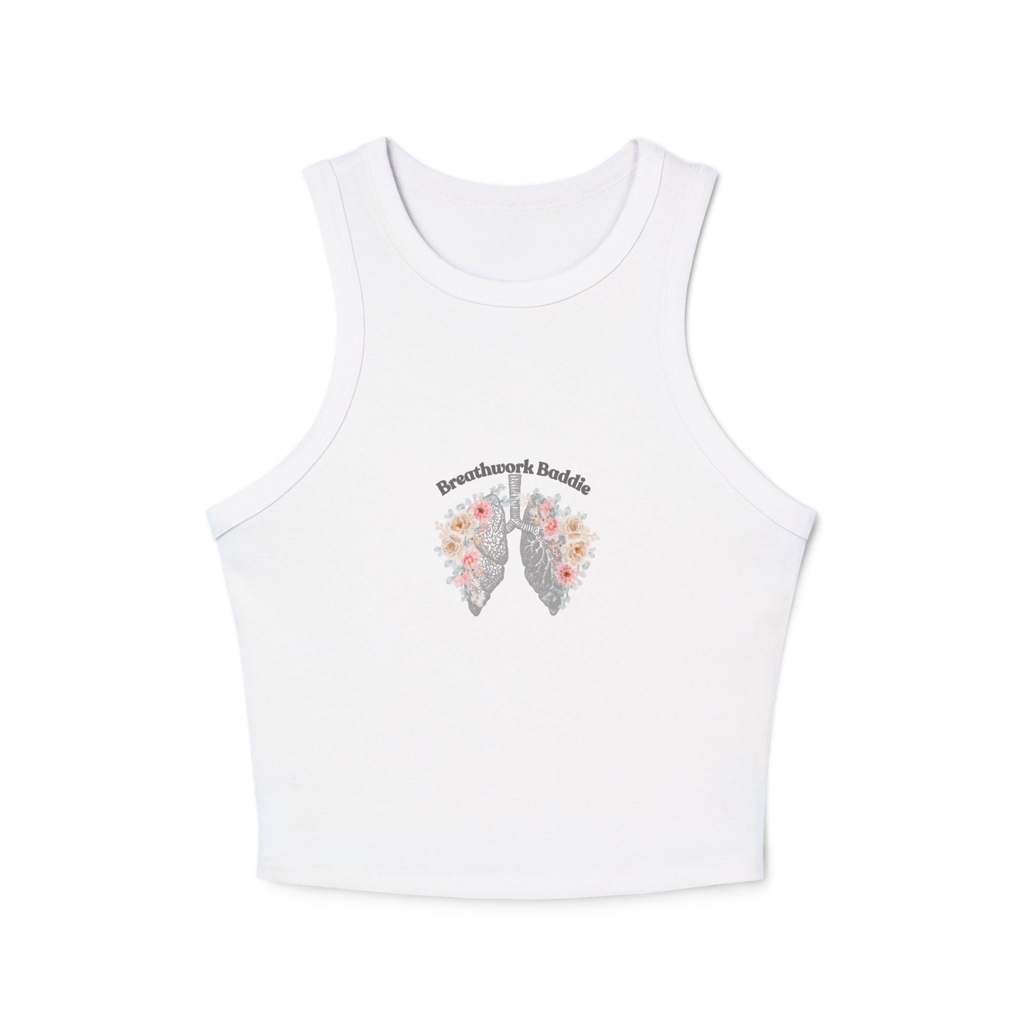 Breathwork Baddie Ribbed Racer Tank