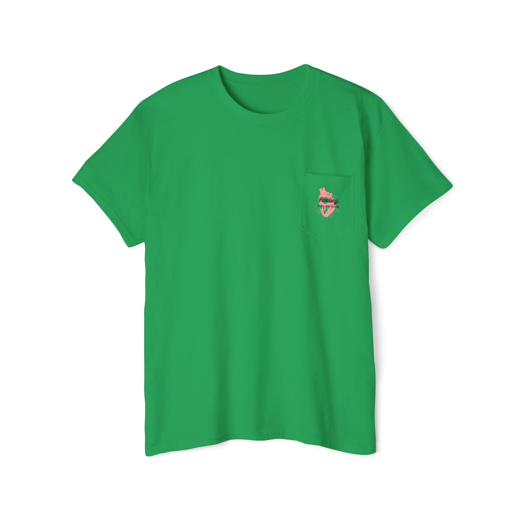Healing is My Side Hustle Pocket Tee
