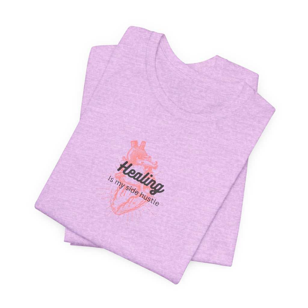 Healing is My Side Hustle Jersey Tee