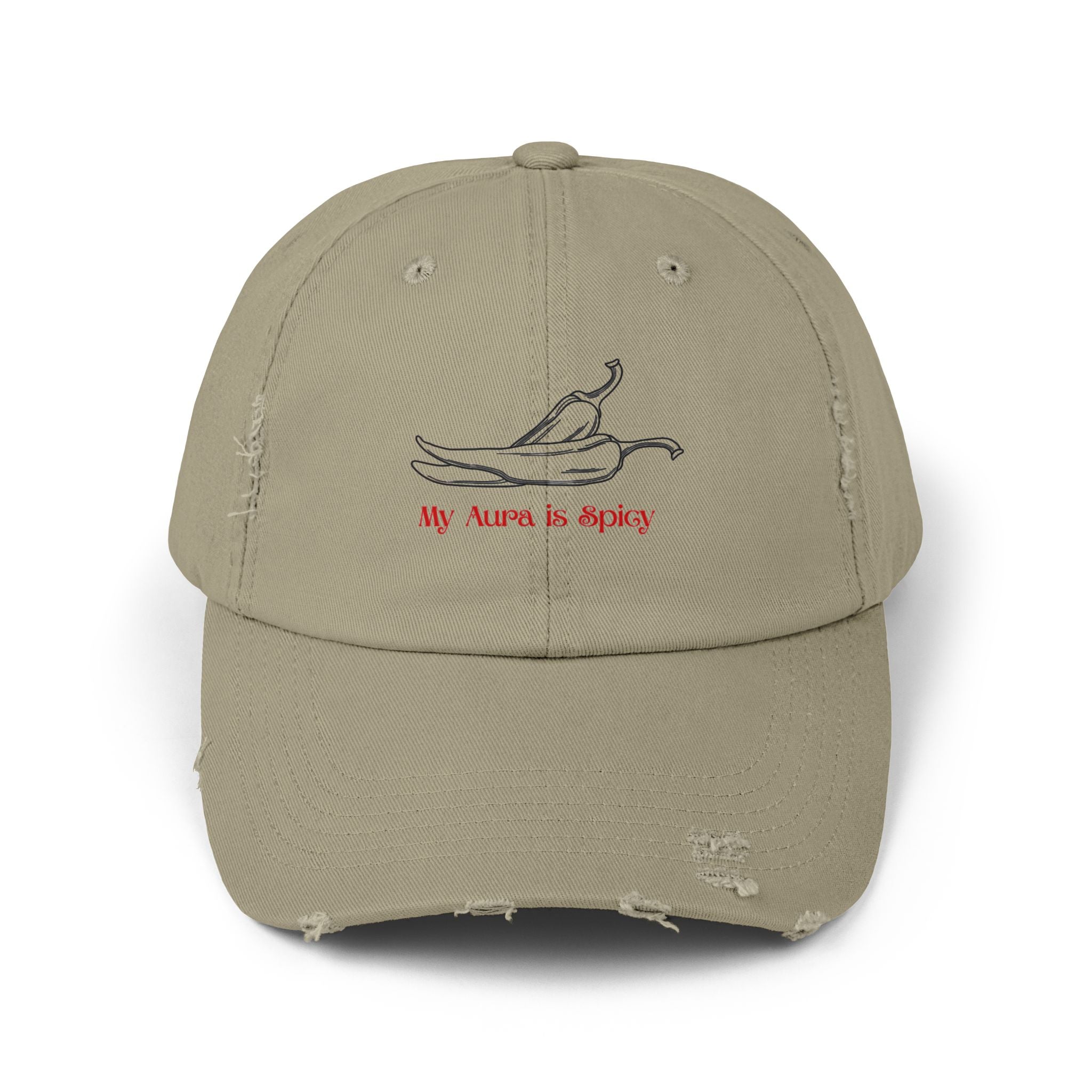 My Aura is Spicy Distressed Baseball Cap