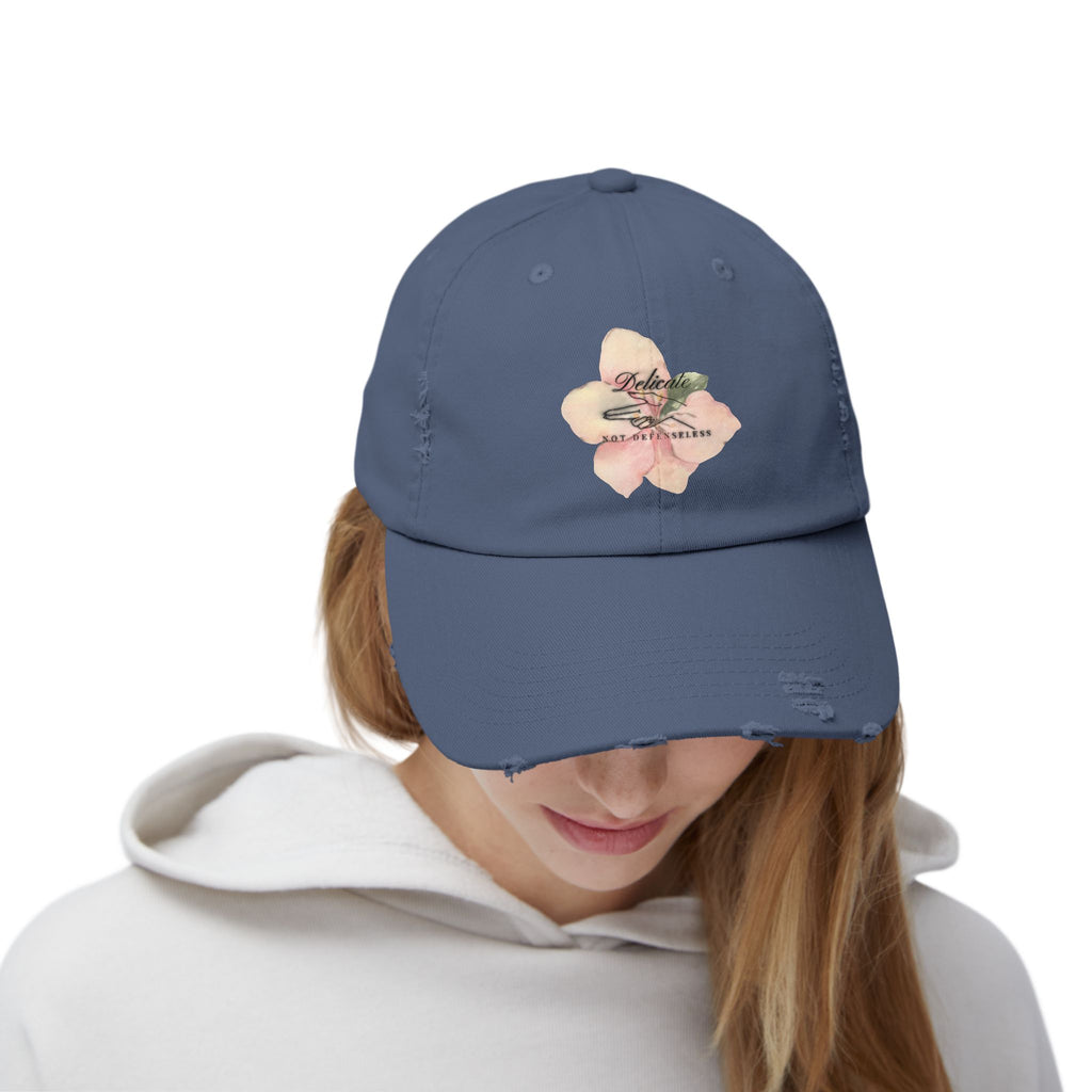 Delicate Distressed Dad Hat