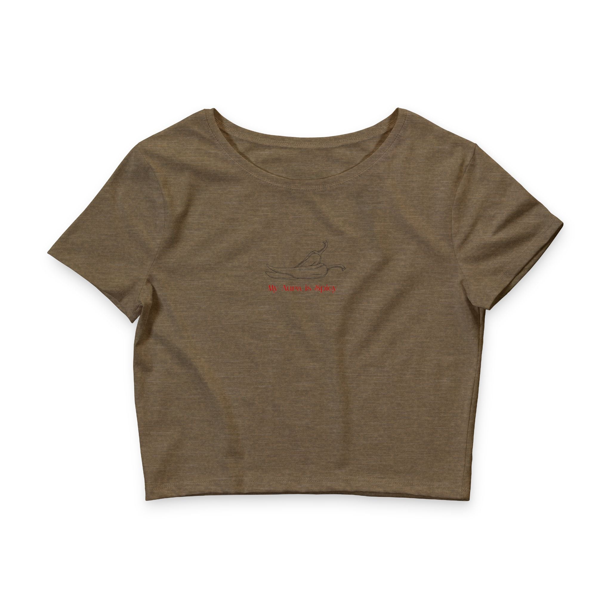 My Aura is Spicy Crop Tee
