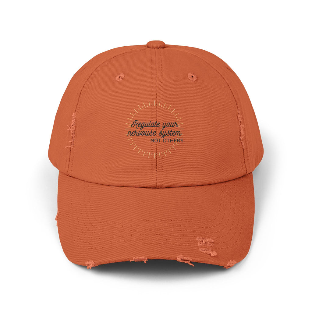 Regulate Your Nervous System Distressed Baseball Cap