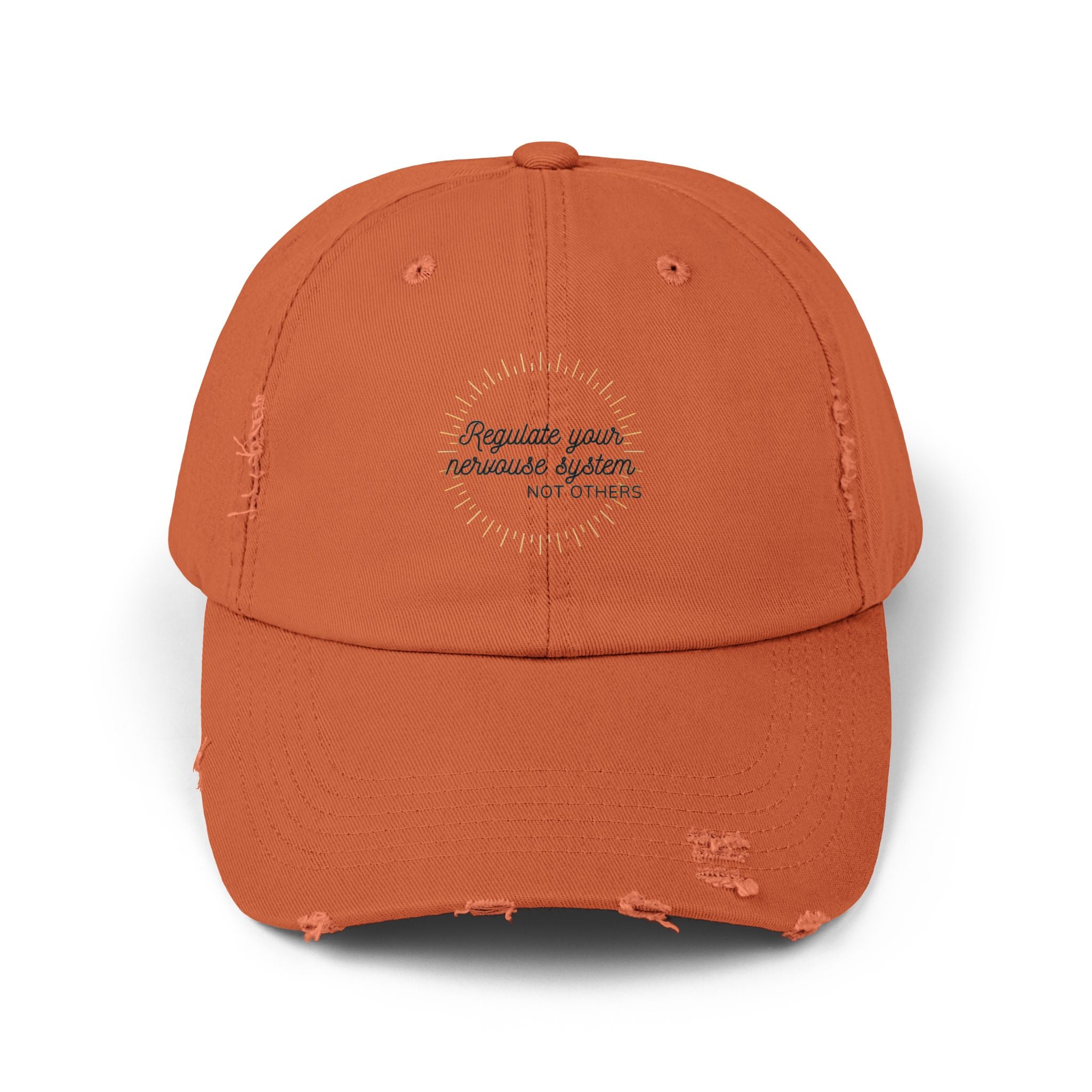 Regulate Your Nervous System Distressed Baseball Cap