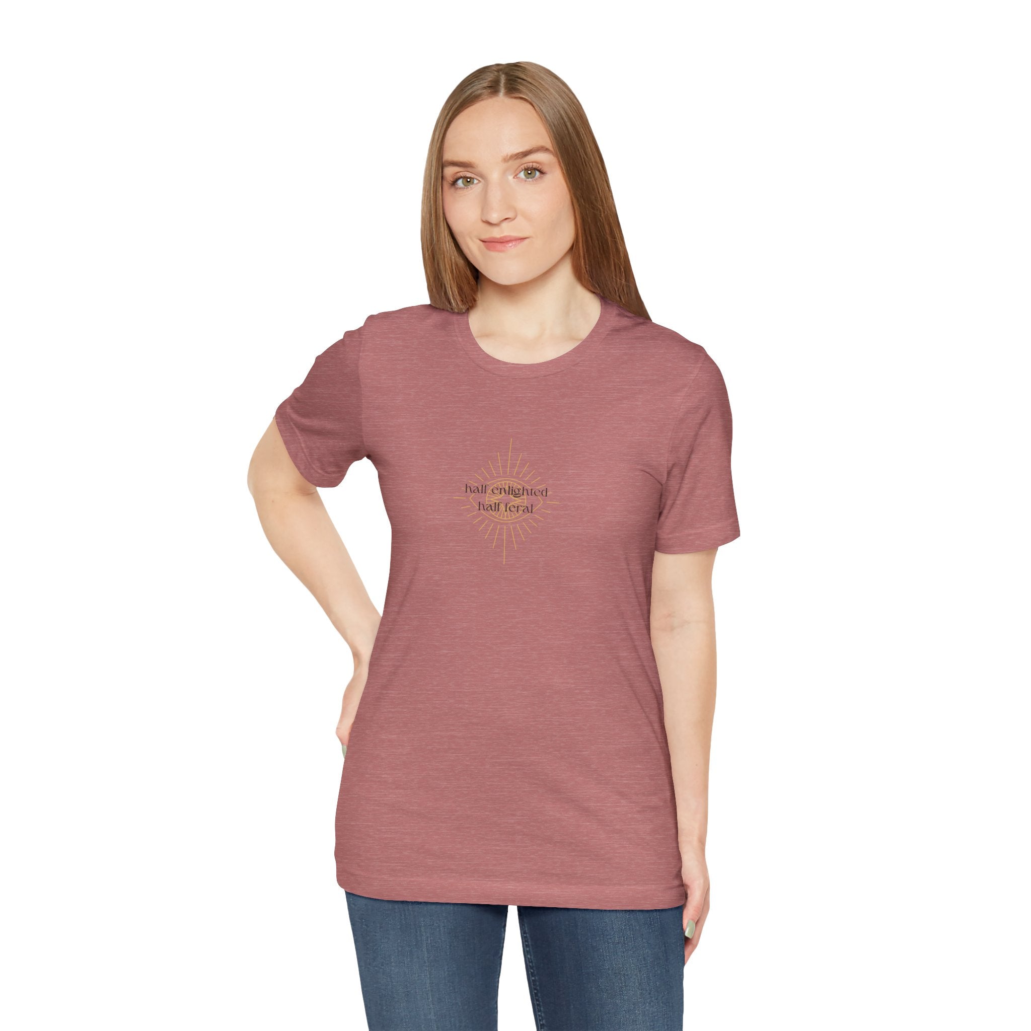 Half Enlightened Jersey Short Sleeve Tee
