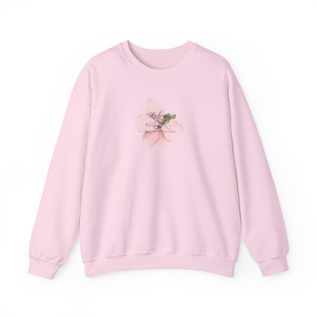 Delicate not Defenseless Crewneck Sweatshirt