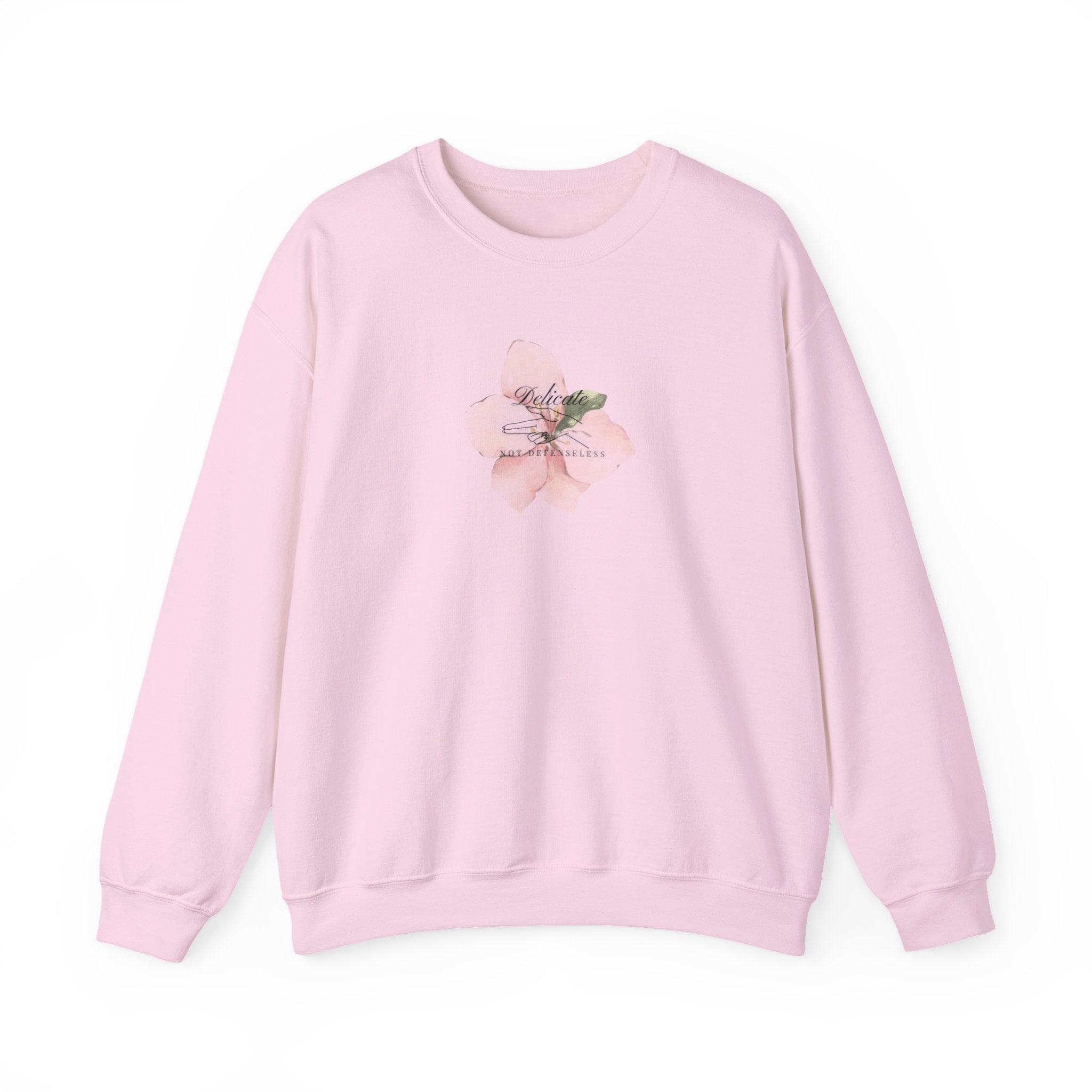 Delicate not Defenseless Crewneck Sweatshirt