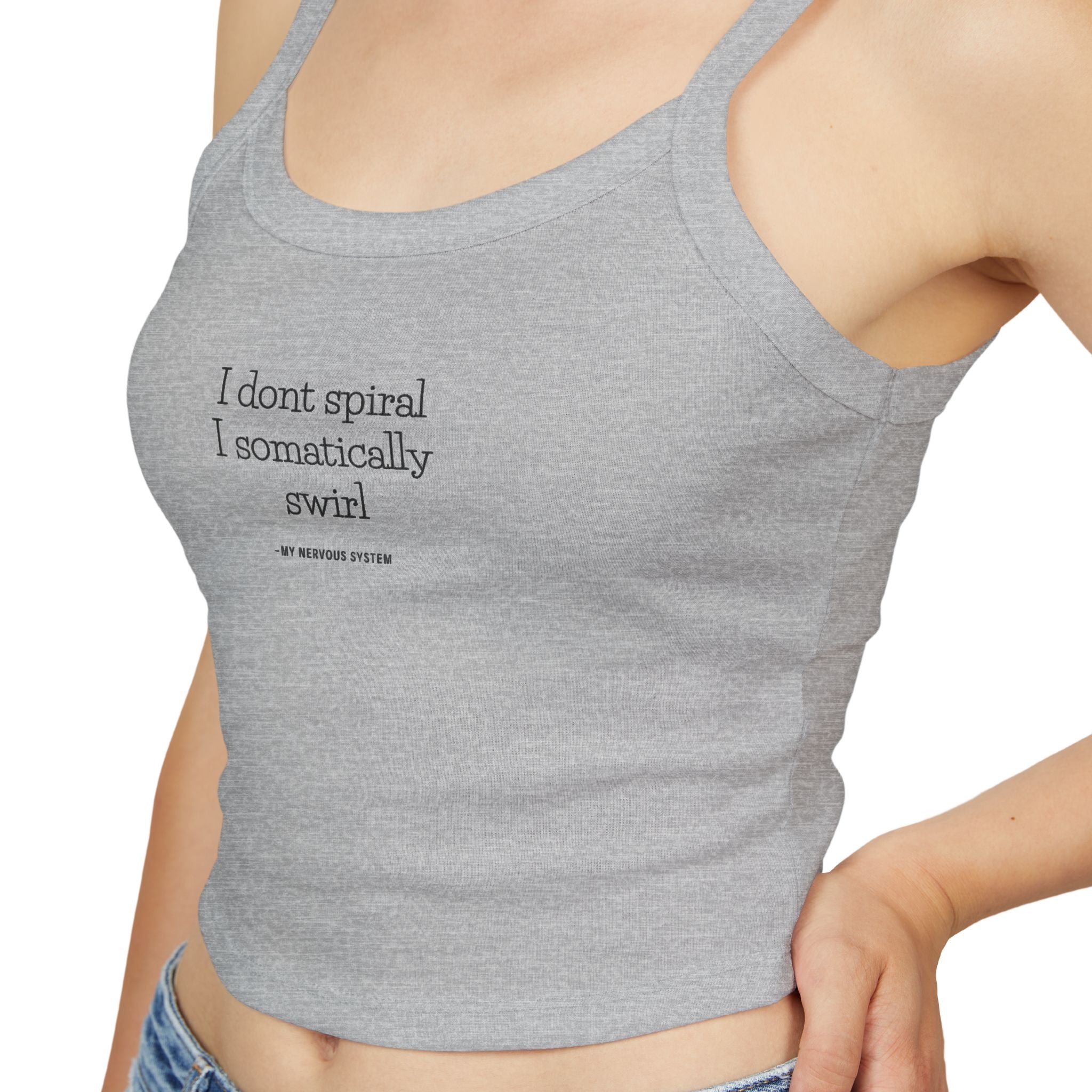 Somatically Swirl Spaghetti Tank Top