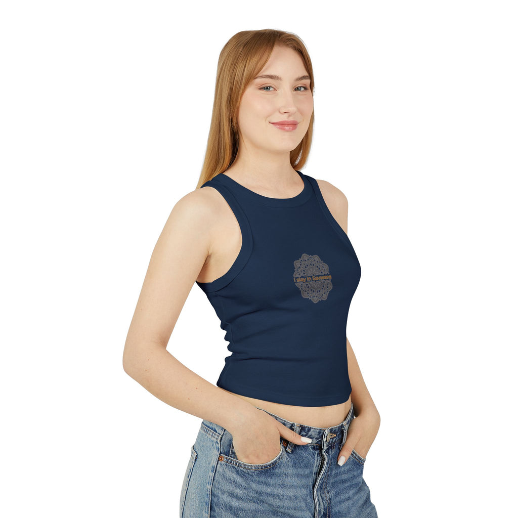 I Slay In Savasana Racer Tank