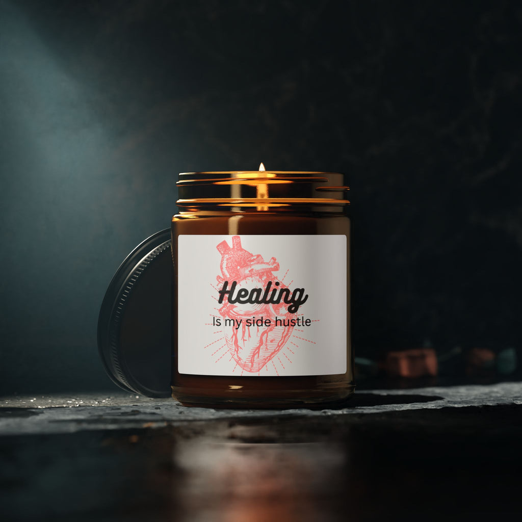 "Healing is my side hustle" Soy Candle