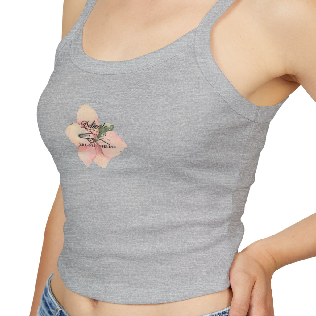 Delicate not Defenseless Women's Spaghetti Strap Tank Top