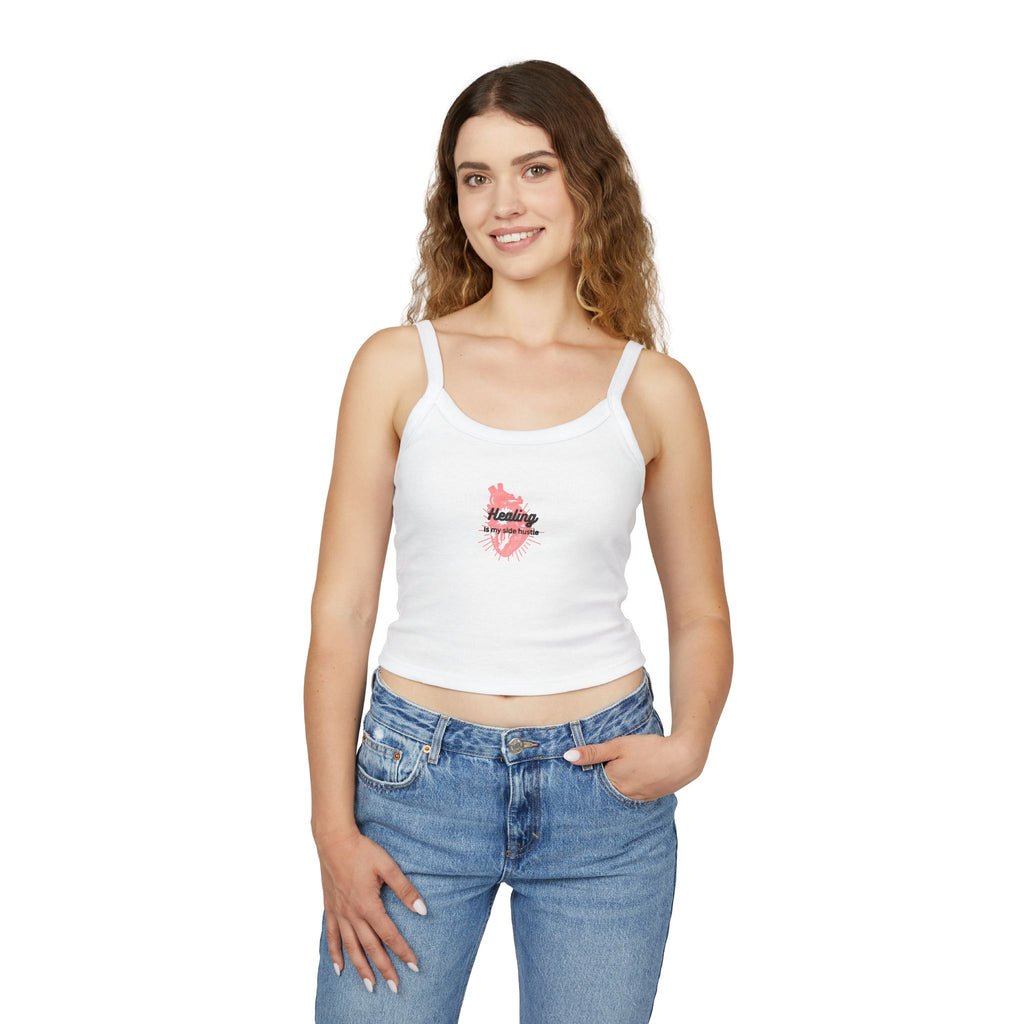 Healing is My Side Hustle Spaghetti Tank Top