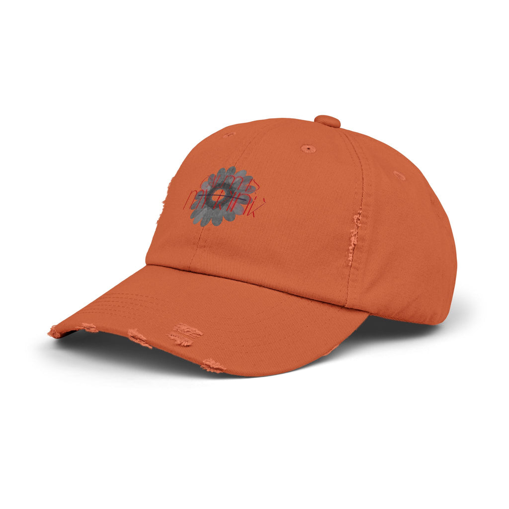 Calm is Distressed Daisy Cap