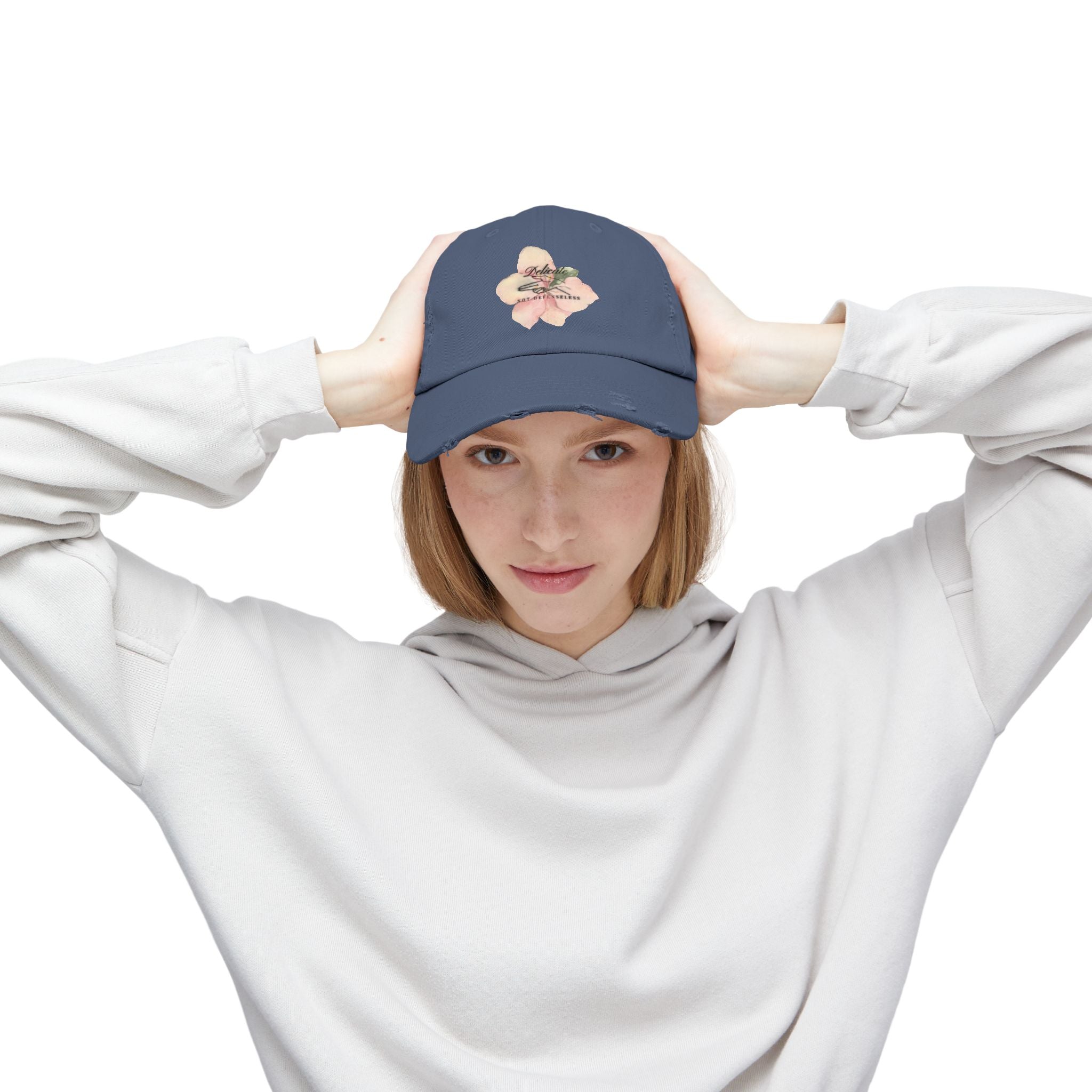 Delicate Distressed Dad Hat