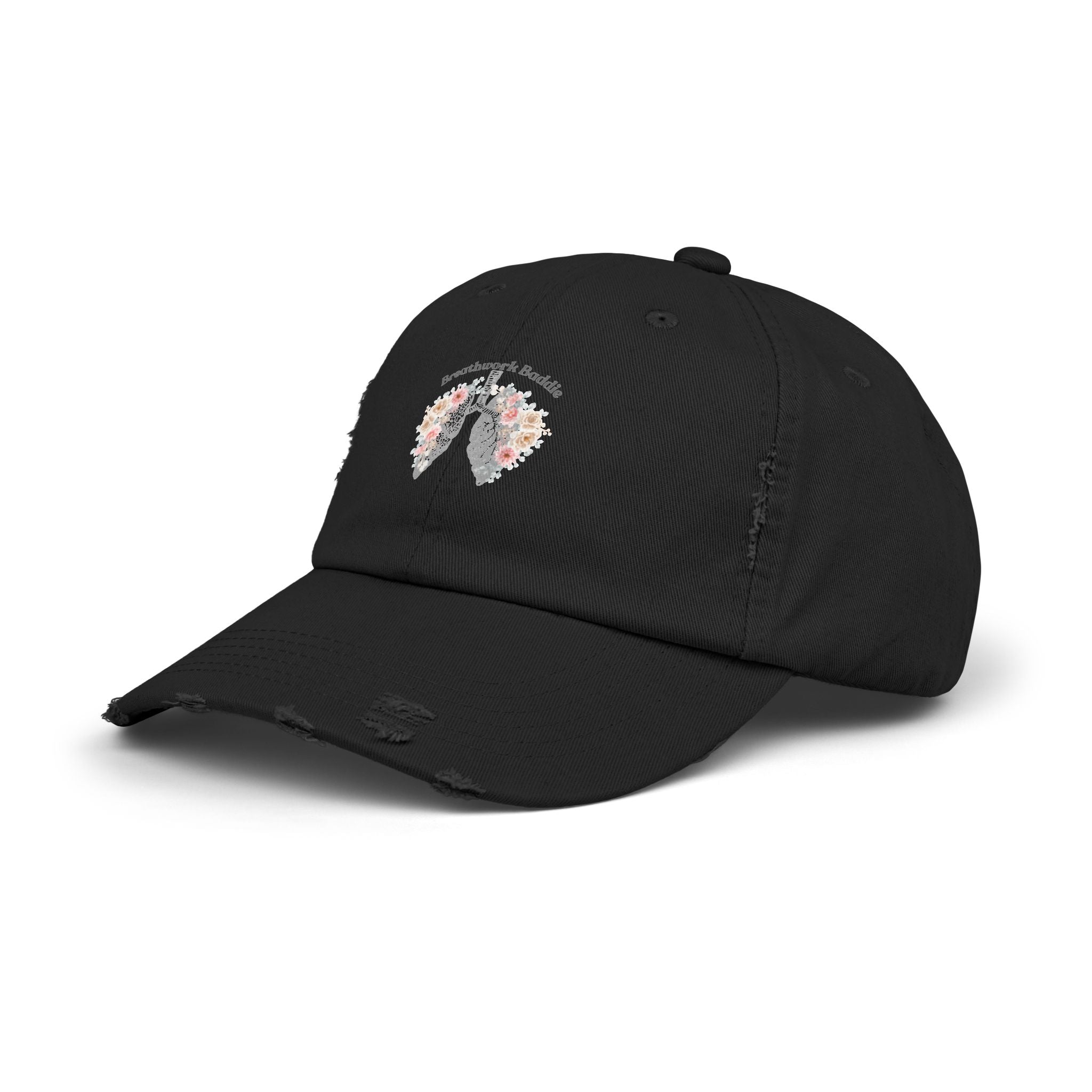 Breathwork Baddie Distressed Cap