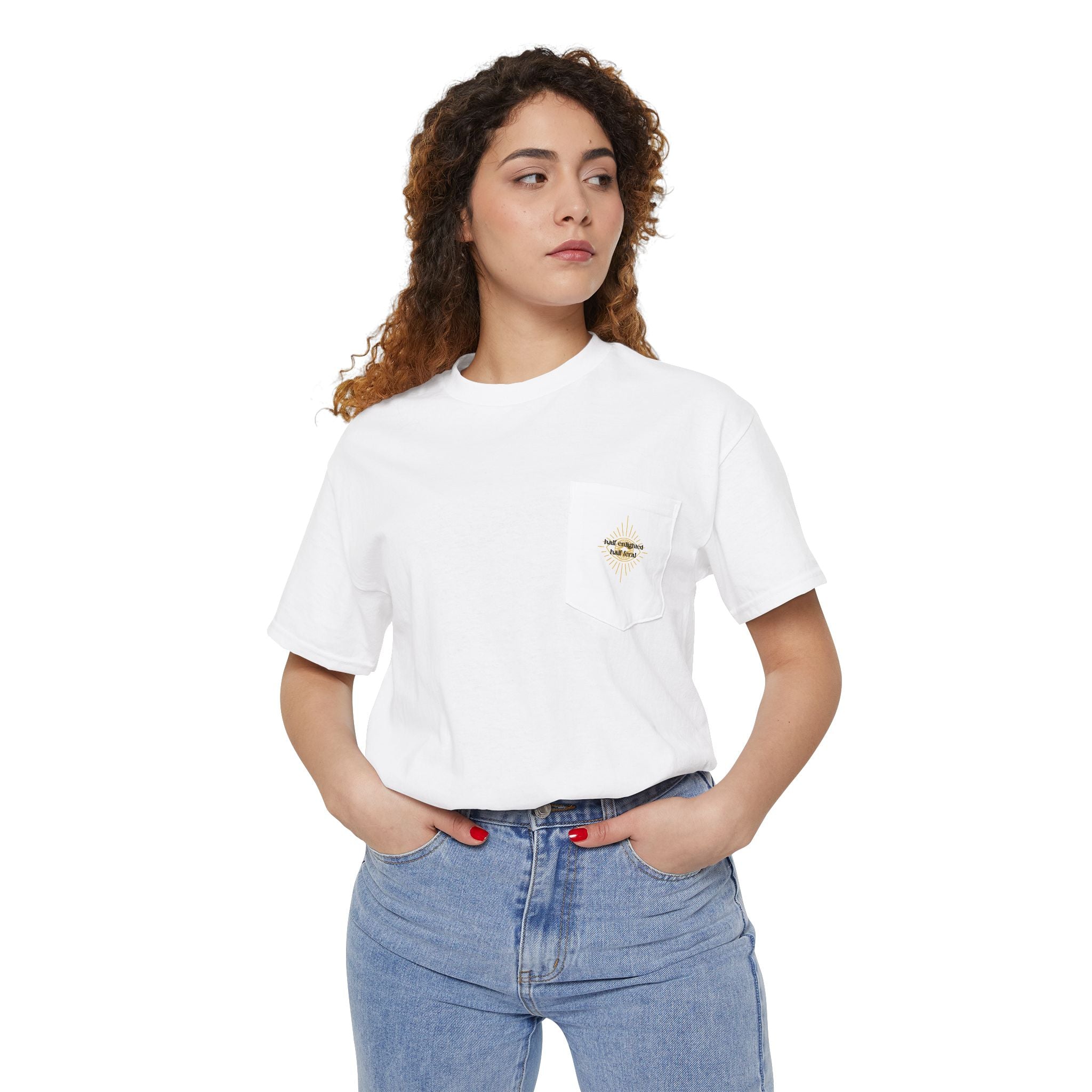 Half Enlightened Pocket Tee
