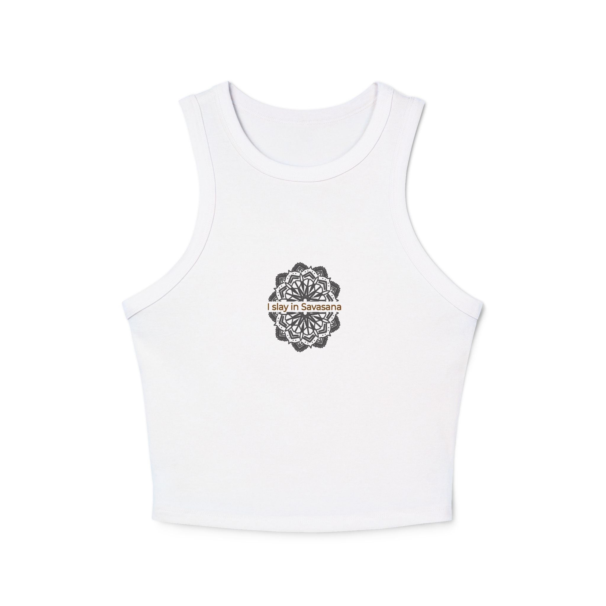 I Slay In Savasana Racer Tank