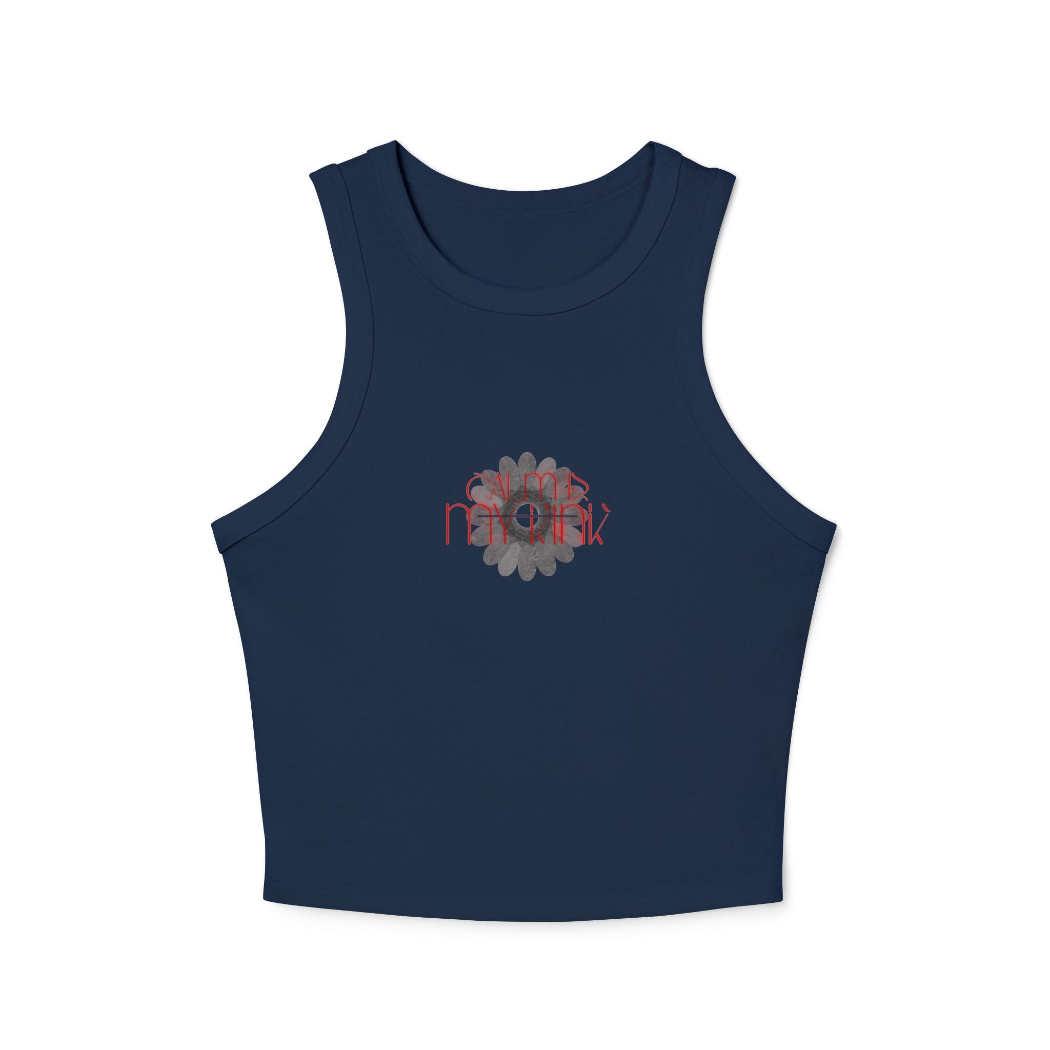 Calm Is Rib Racer Tank